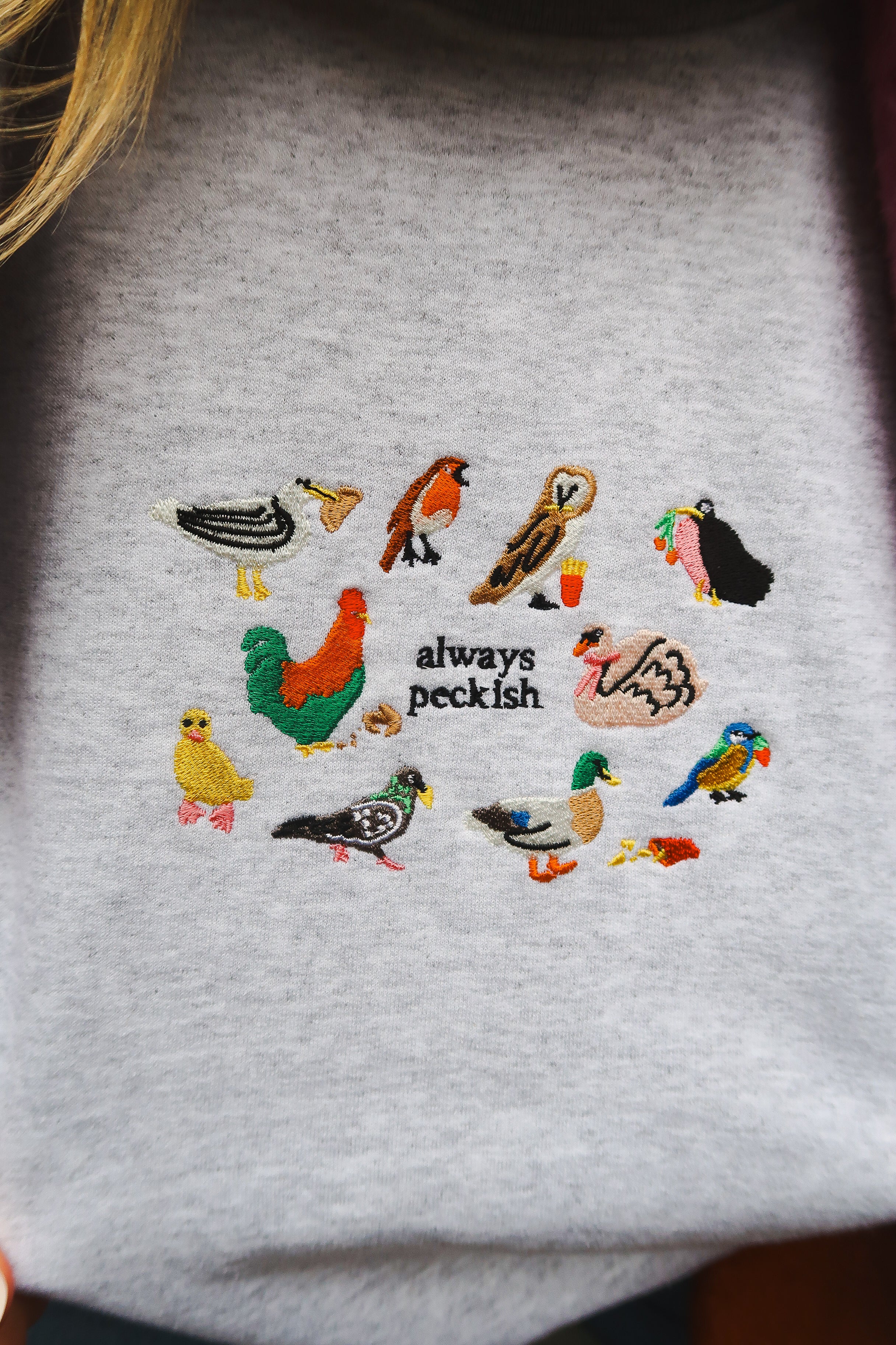 Always Peckish Embroidered Sweatshirt - Image 14