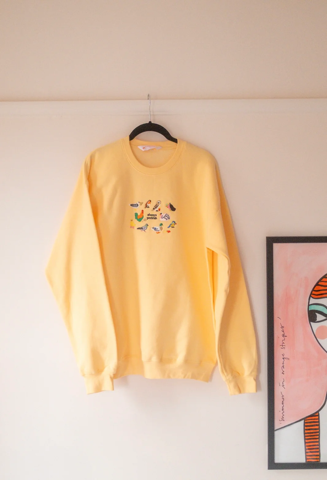 Always Peckish Embroidered Sweatshirt - Image 3