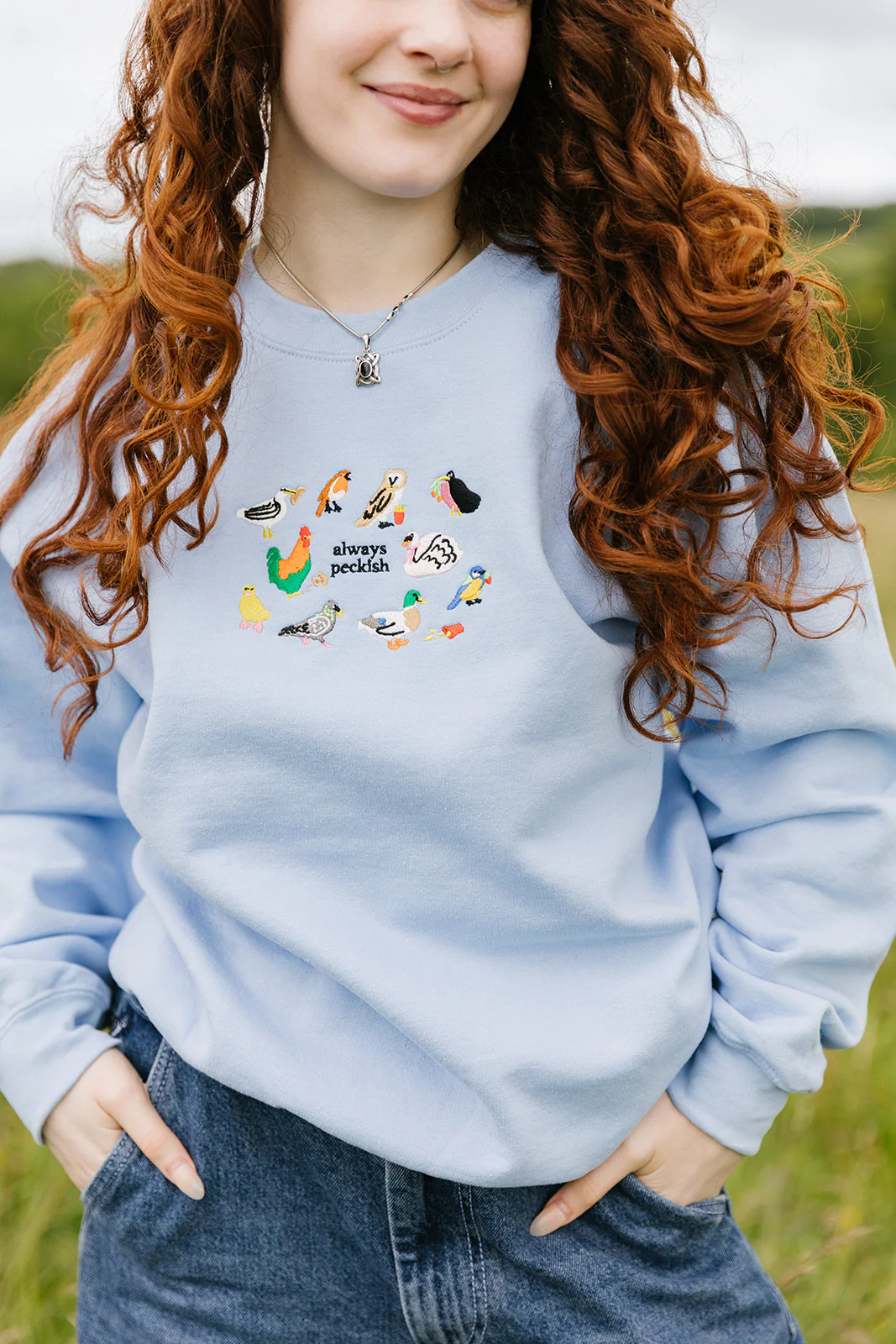 Always Peckish Embroidered Sweatshirt - Image 8
