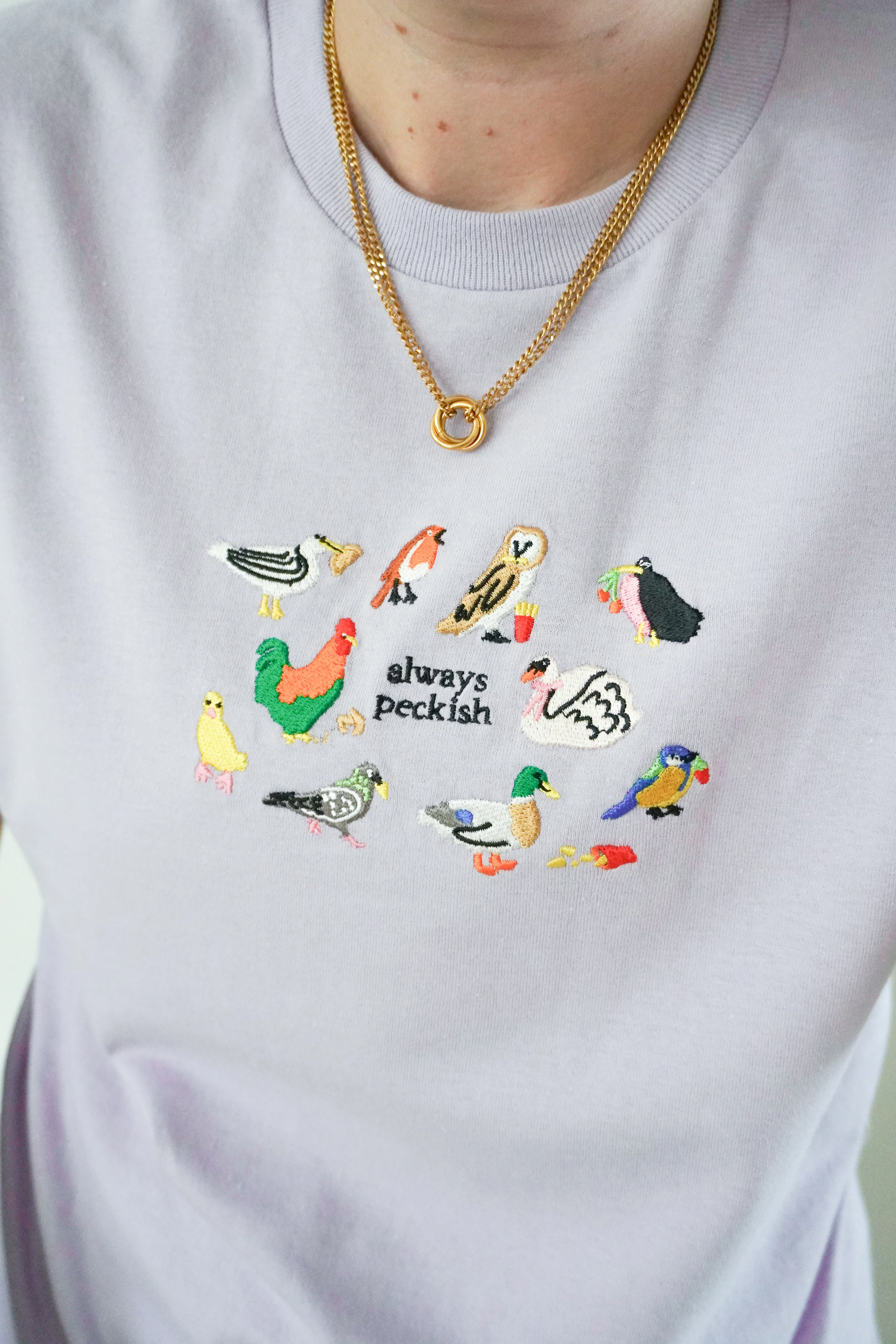 Always Peckish Embroidered T-Shirt - Image 11