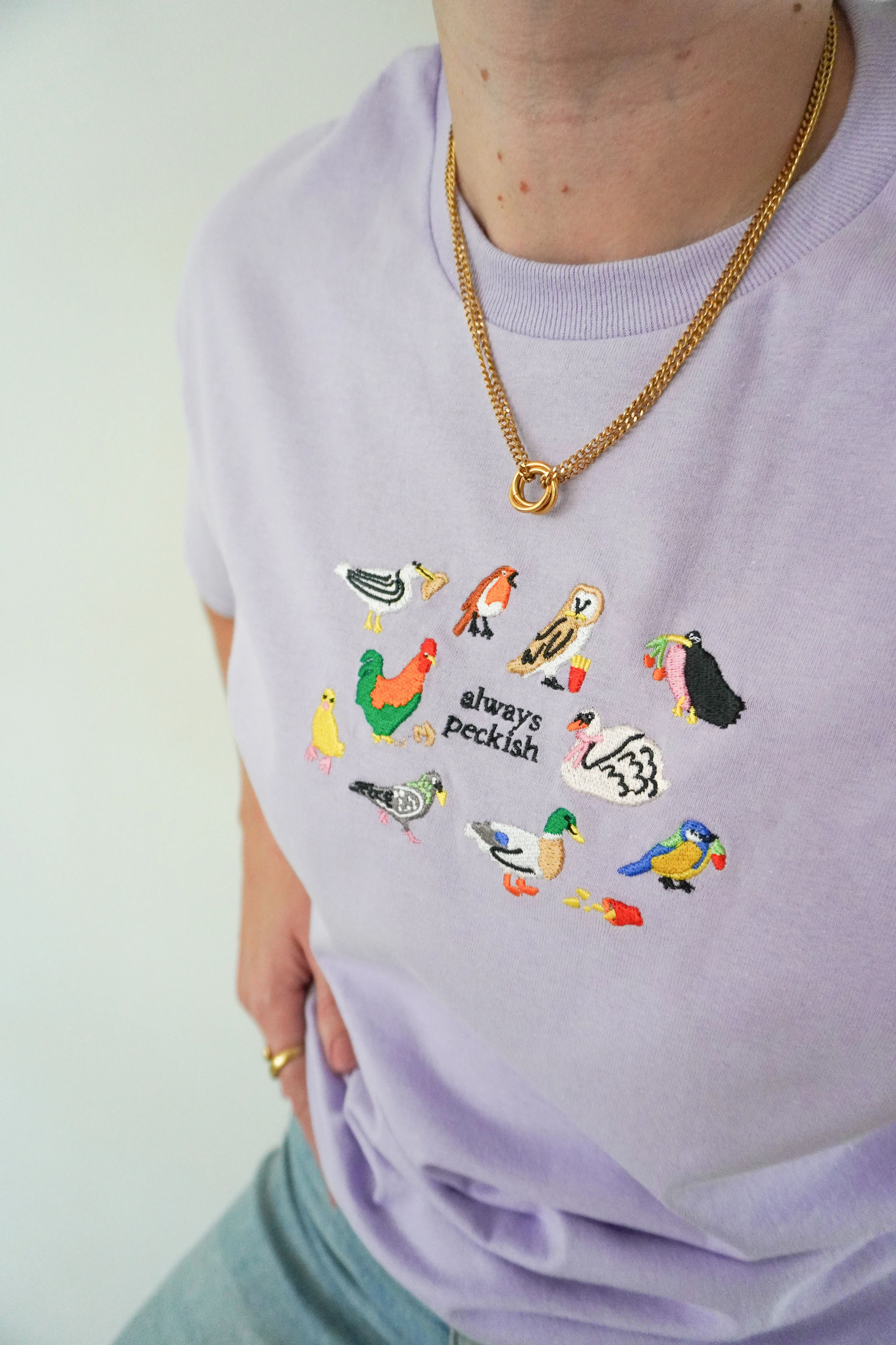 Always Peckish Embroidered T-Shirt - Image 5