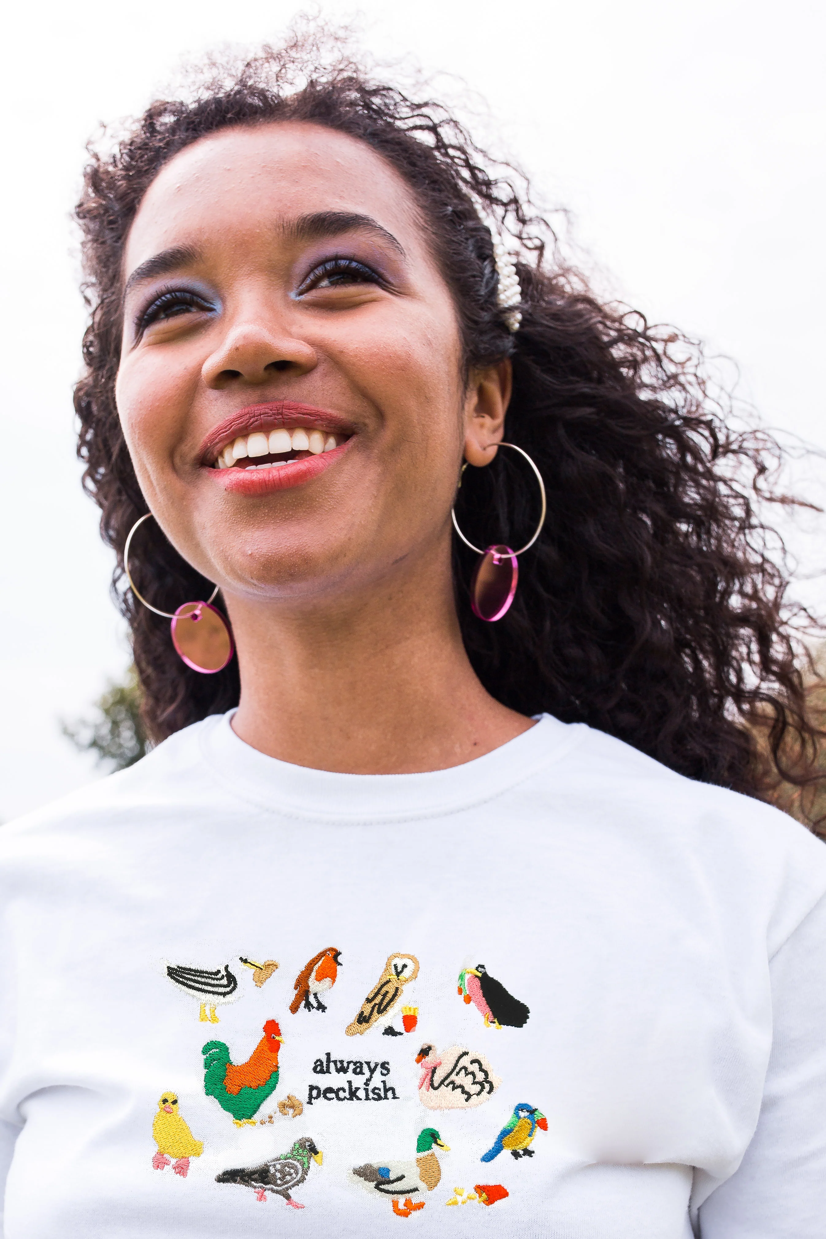 Always Peckish Embroidered T-Shirt - Image 6