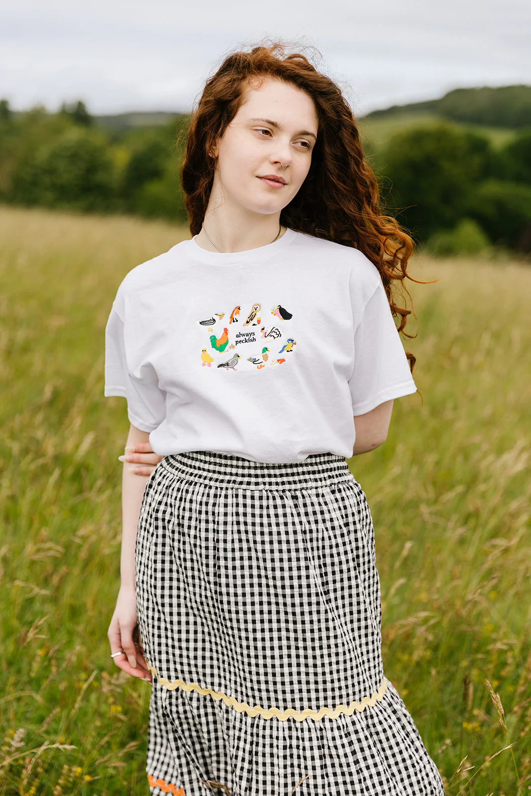 Always Peckish Embroidered T-Shirt - Image 7