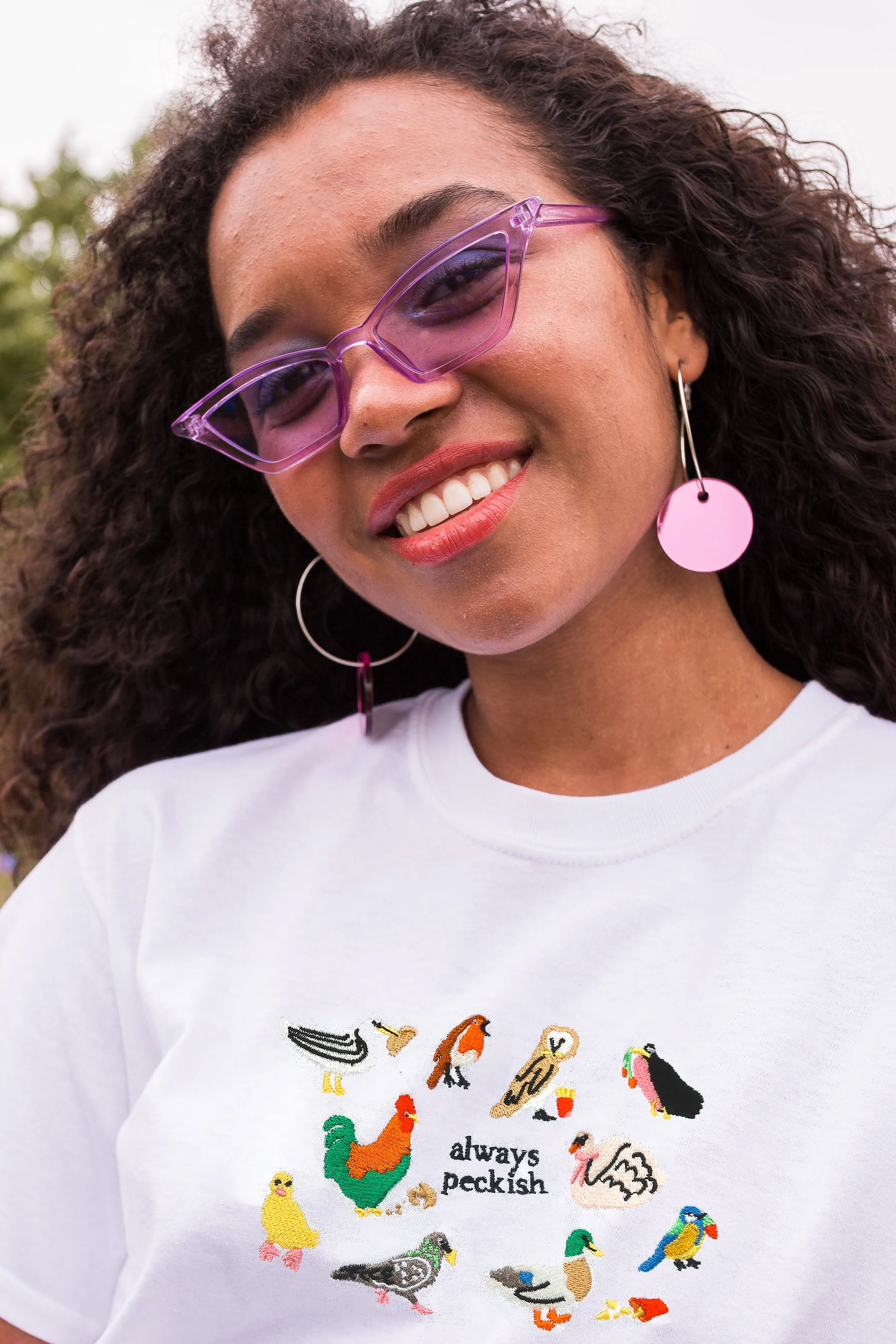 Always Peckish Embroidered T-Shirt - Image 9