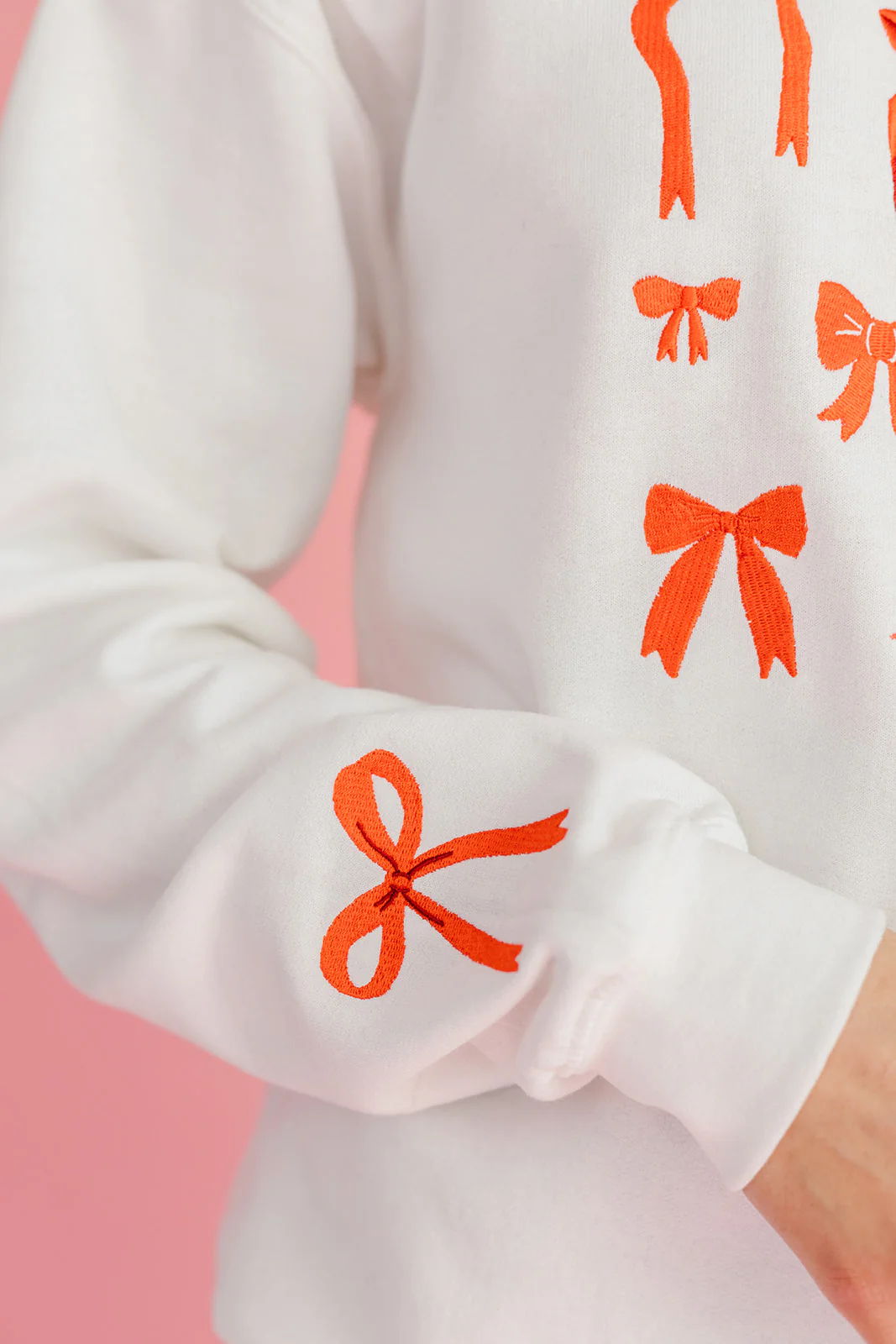 Bows Embroidered Sweatshirt - Image 18