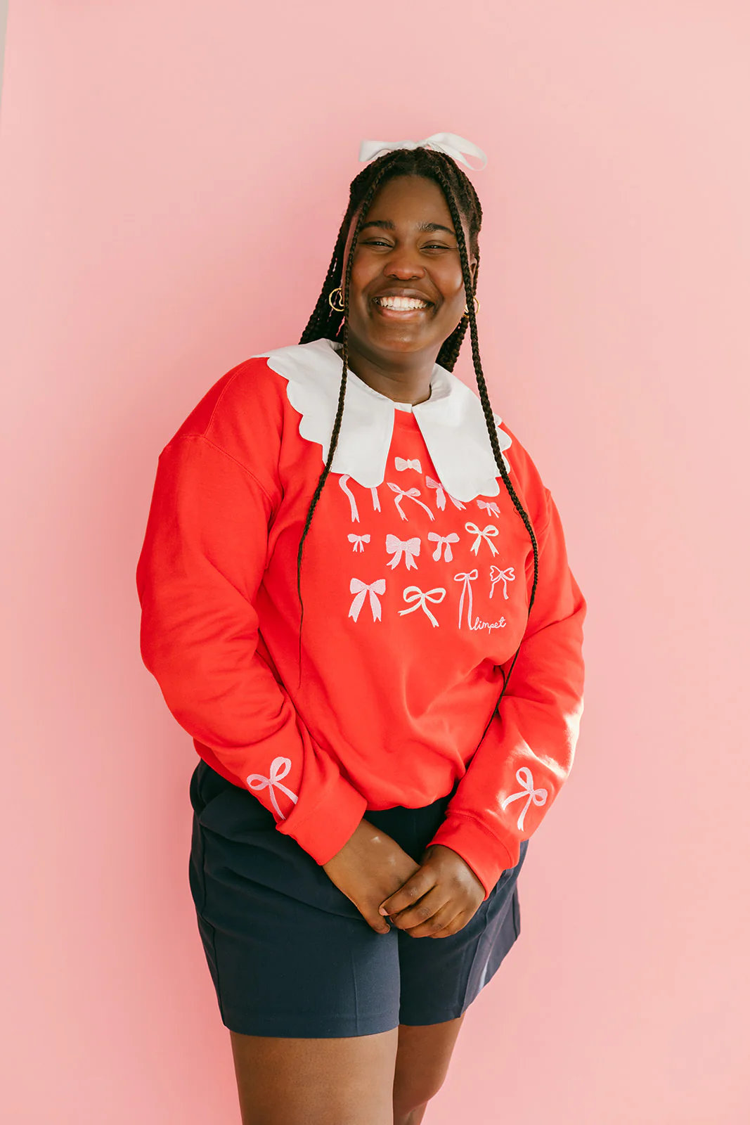 Bows Embroidered Sweatshirt - Image 20