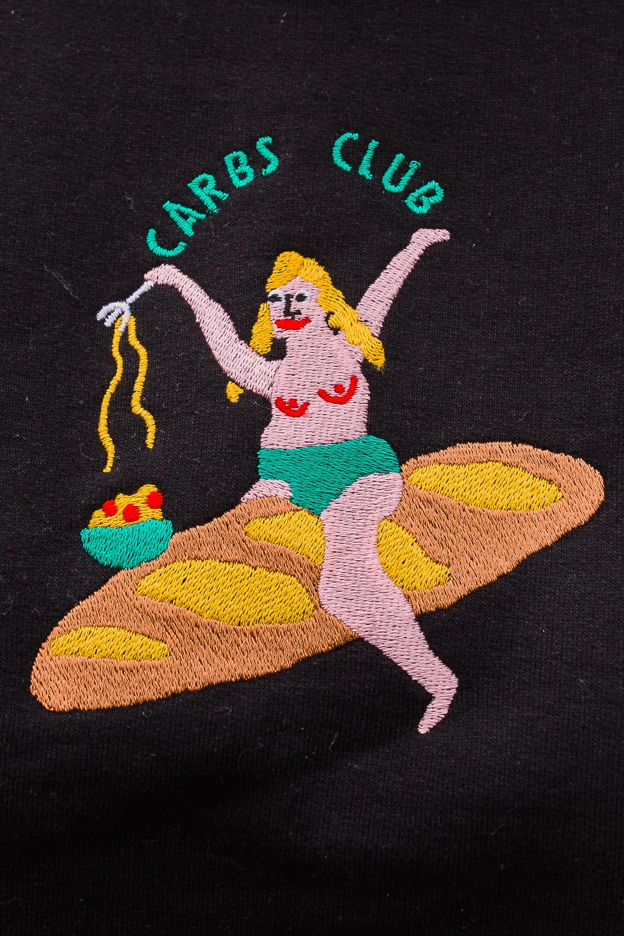Carbs Club Embroidered Sweatshirt - Image 3
