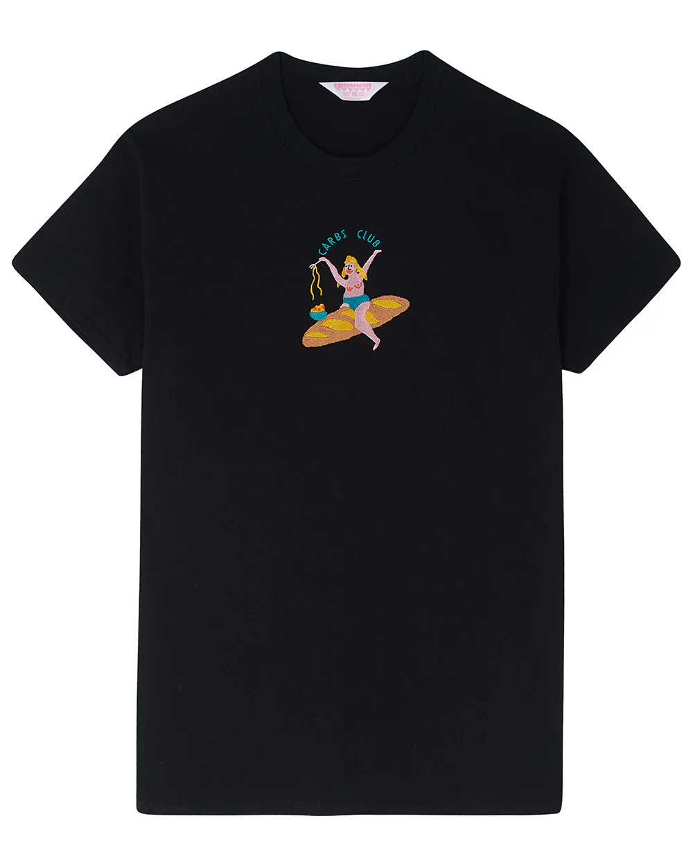 Carbs Club Embroidered T-Shirt - Image 10