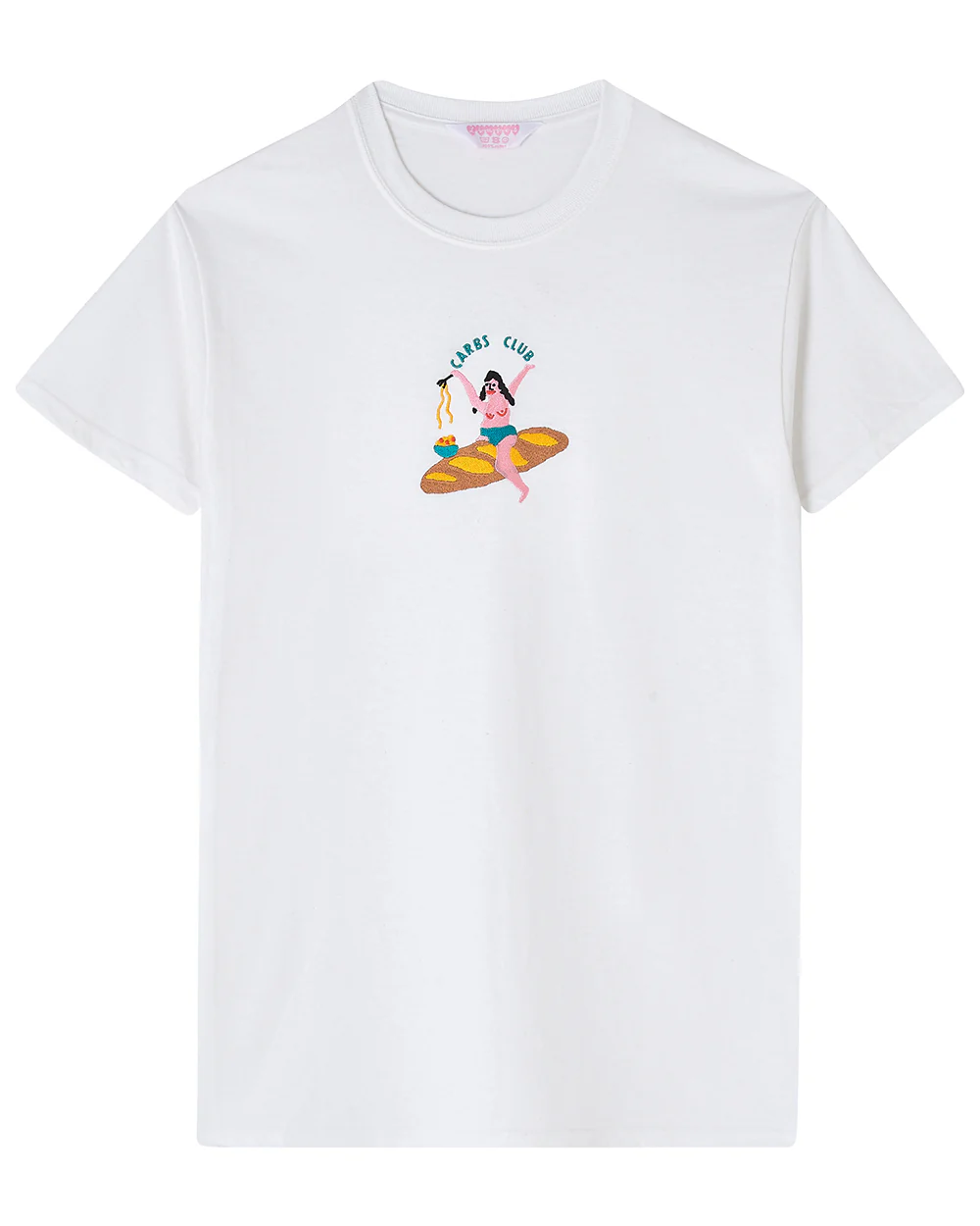 Carbs Club Embroidered T-Shirt - Image 11