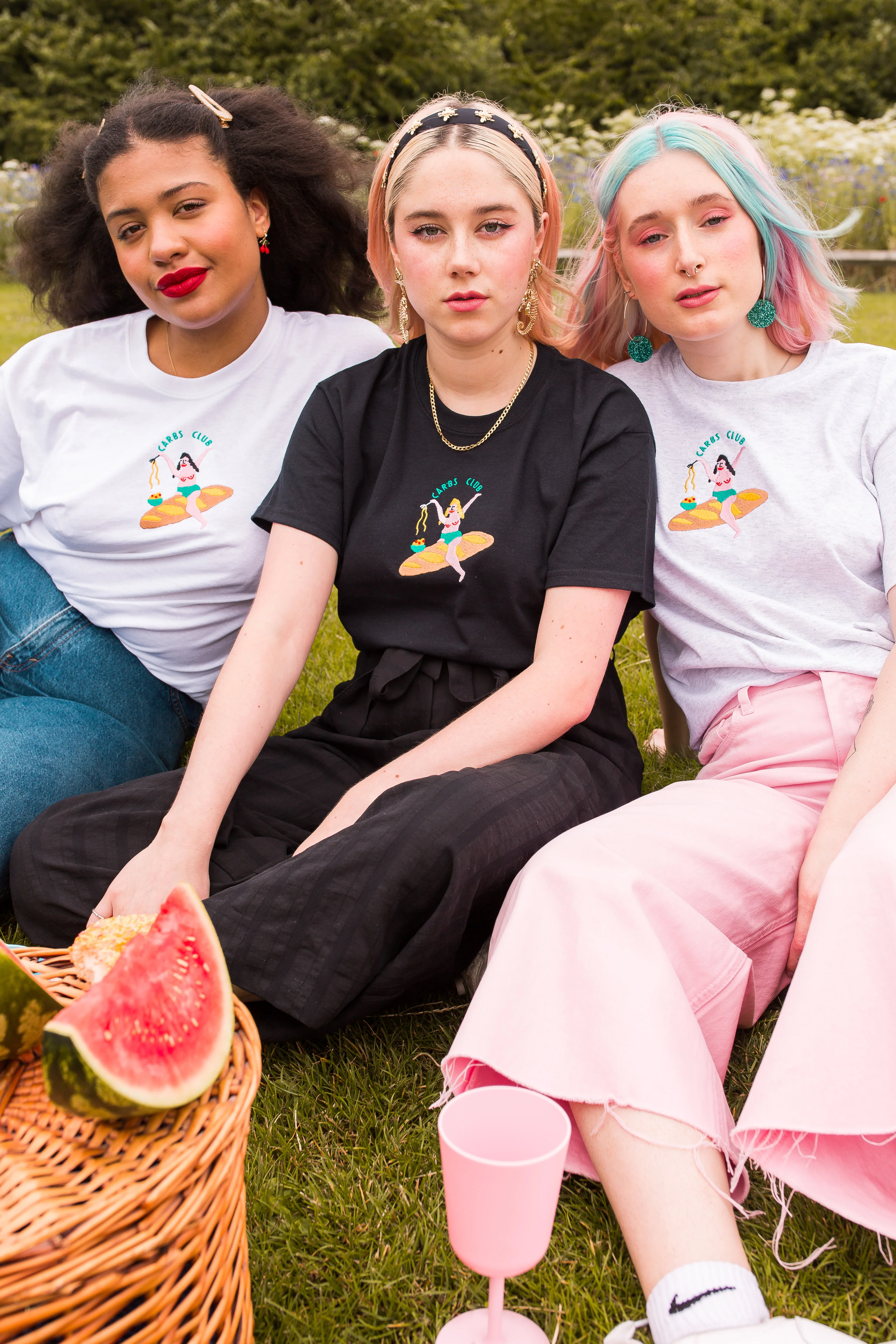 Carbs Club Embroidered T-Shirt - Image 4
