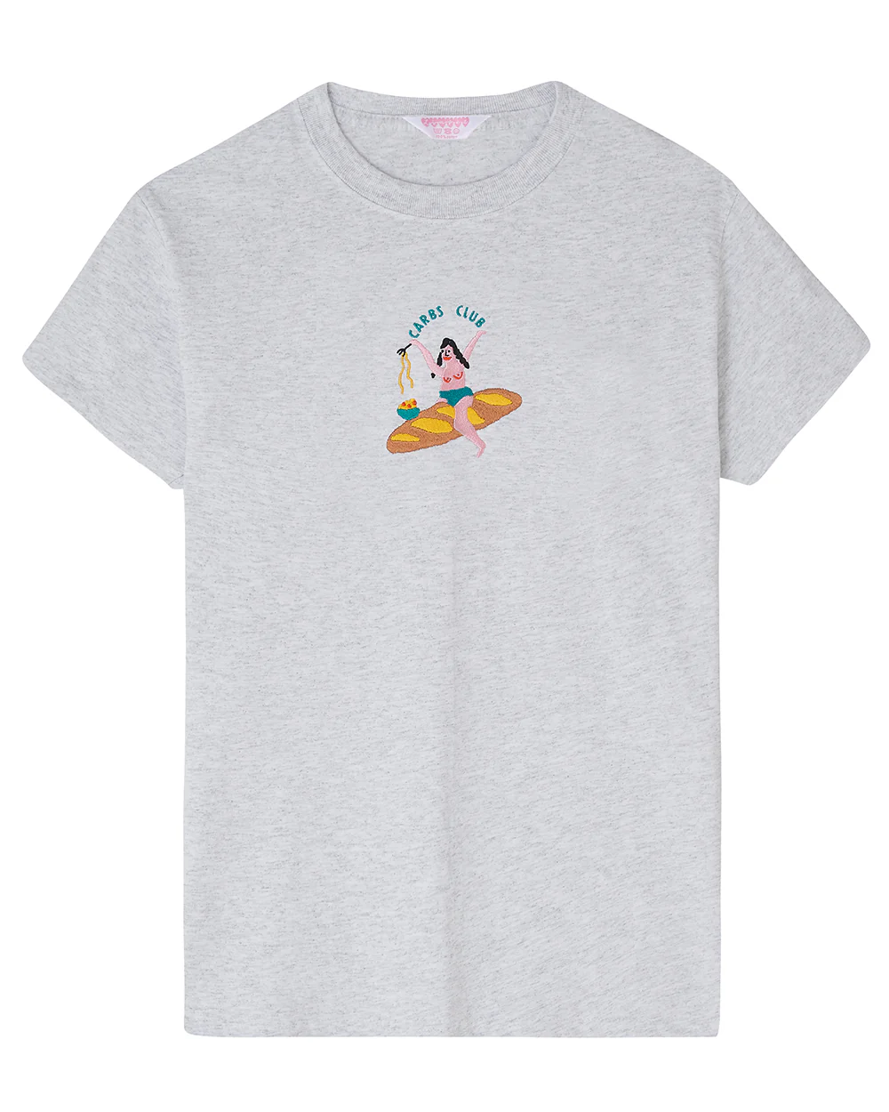 Carbs Club Embroidered T-Shirt - Image 9