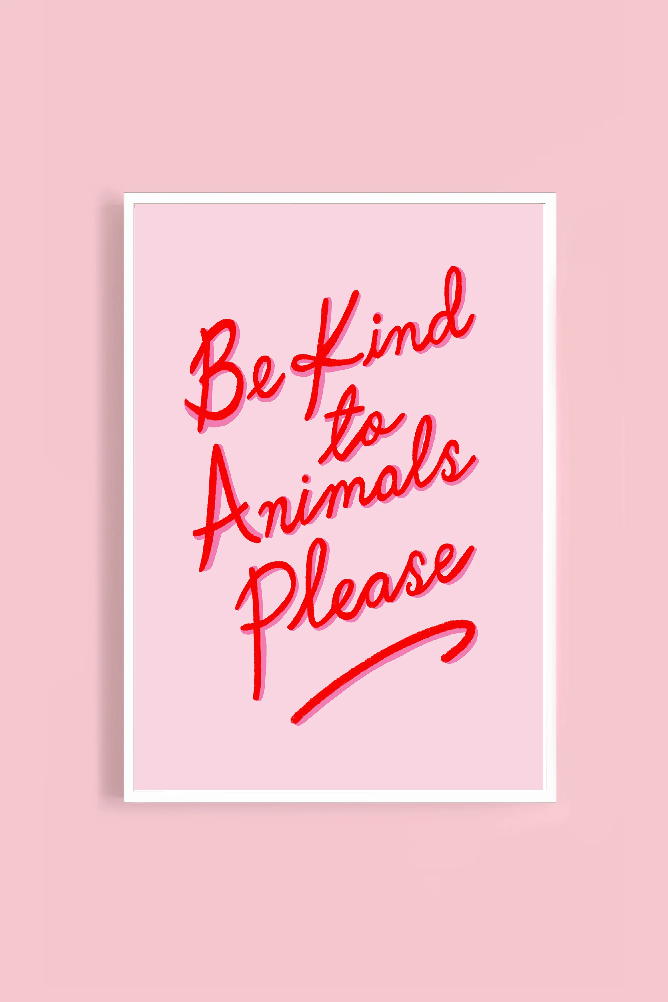 Be Kind to Animals Print - Image 3