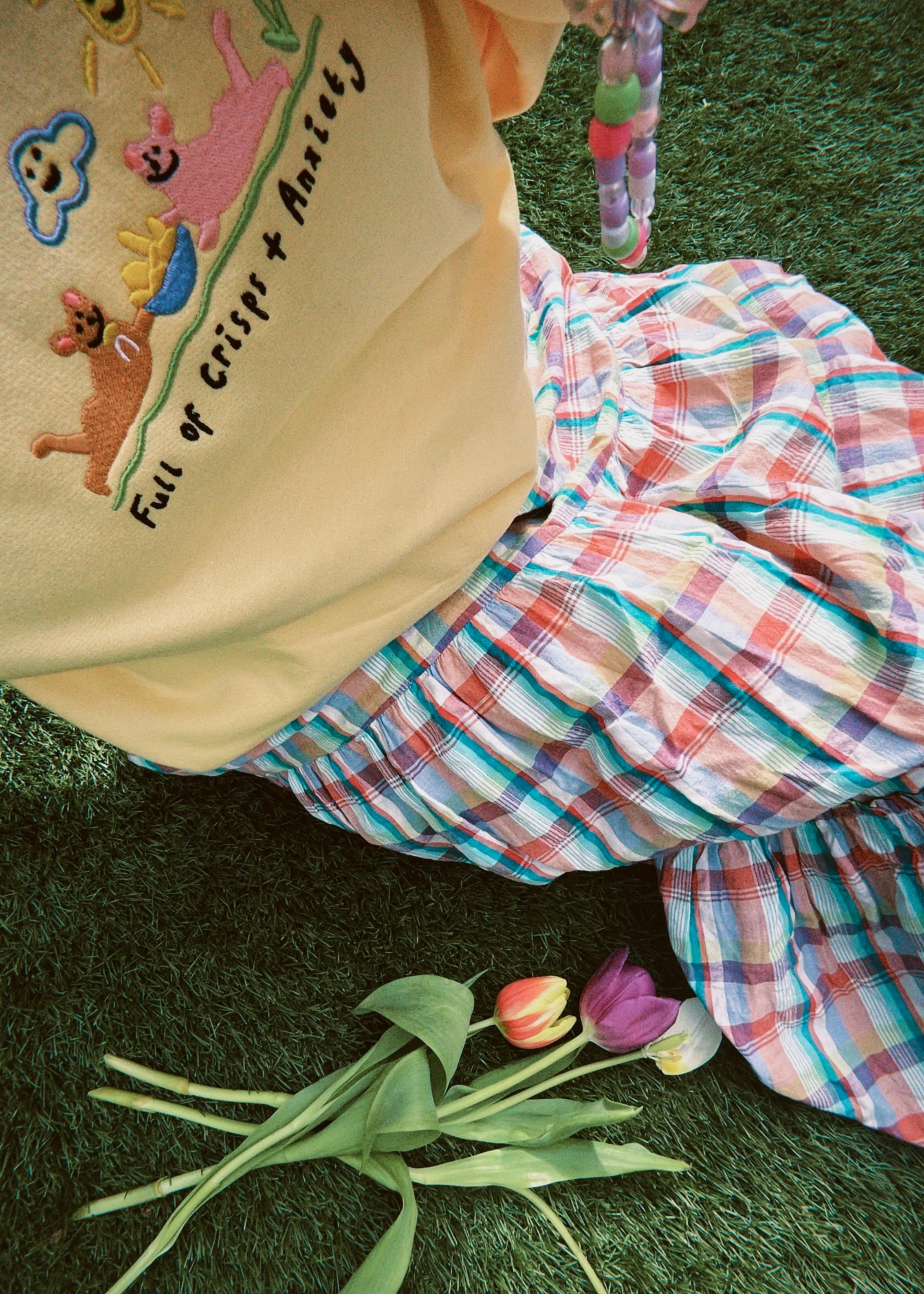 Crisps & Anxiety Oversized Sweatshirt - Image 6