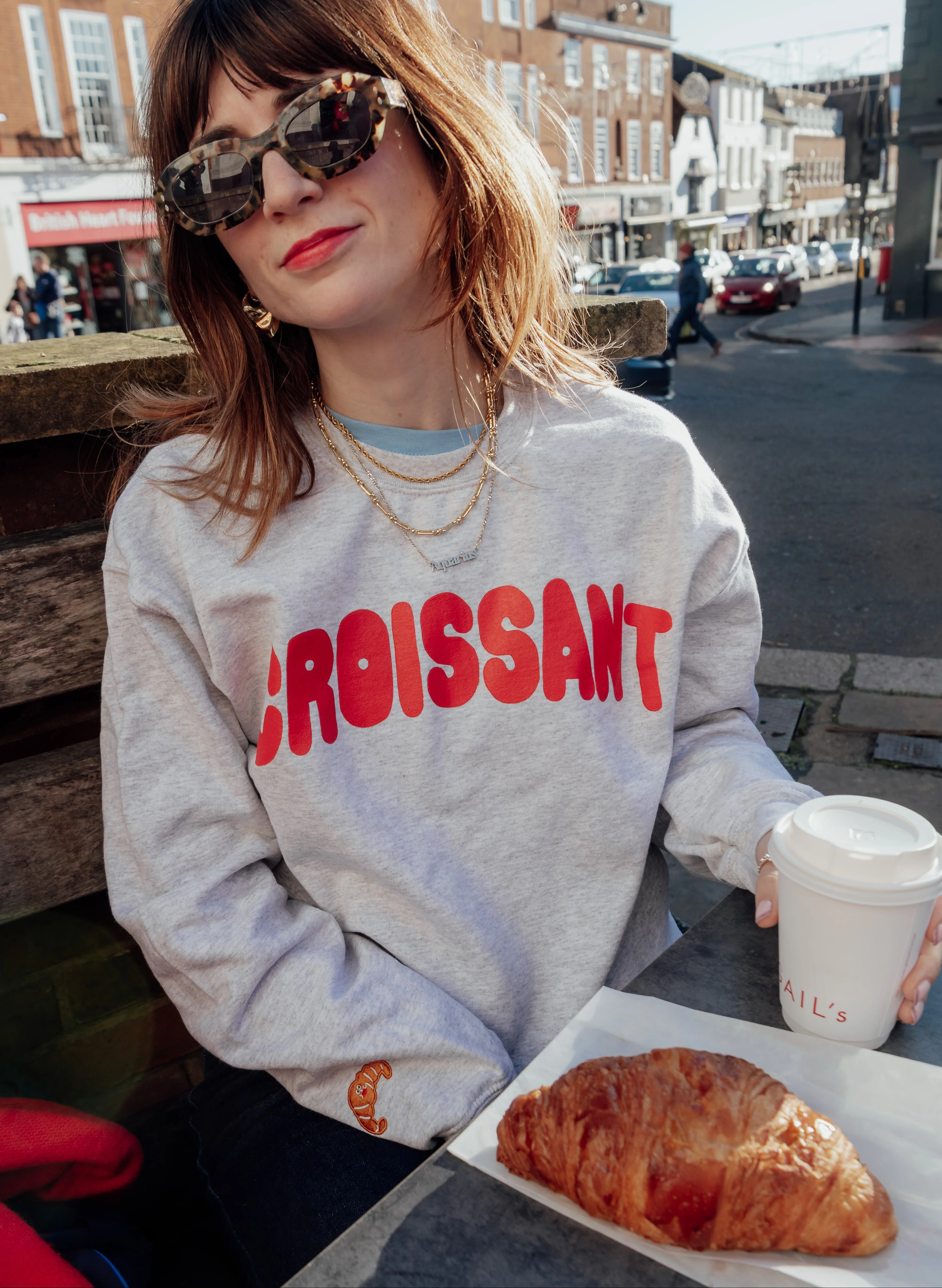 The Croissant Oversized Sweatshirt - Image 18