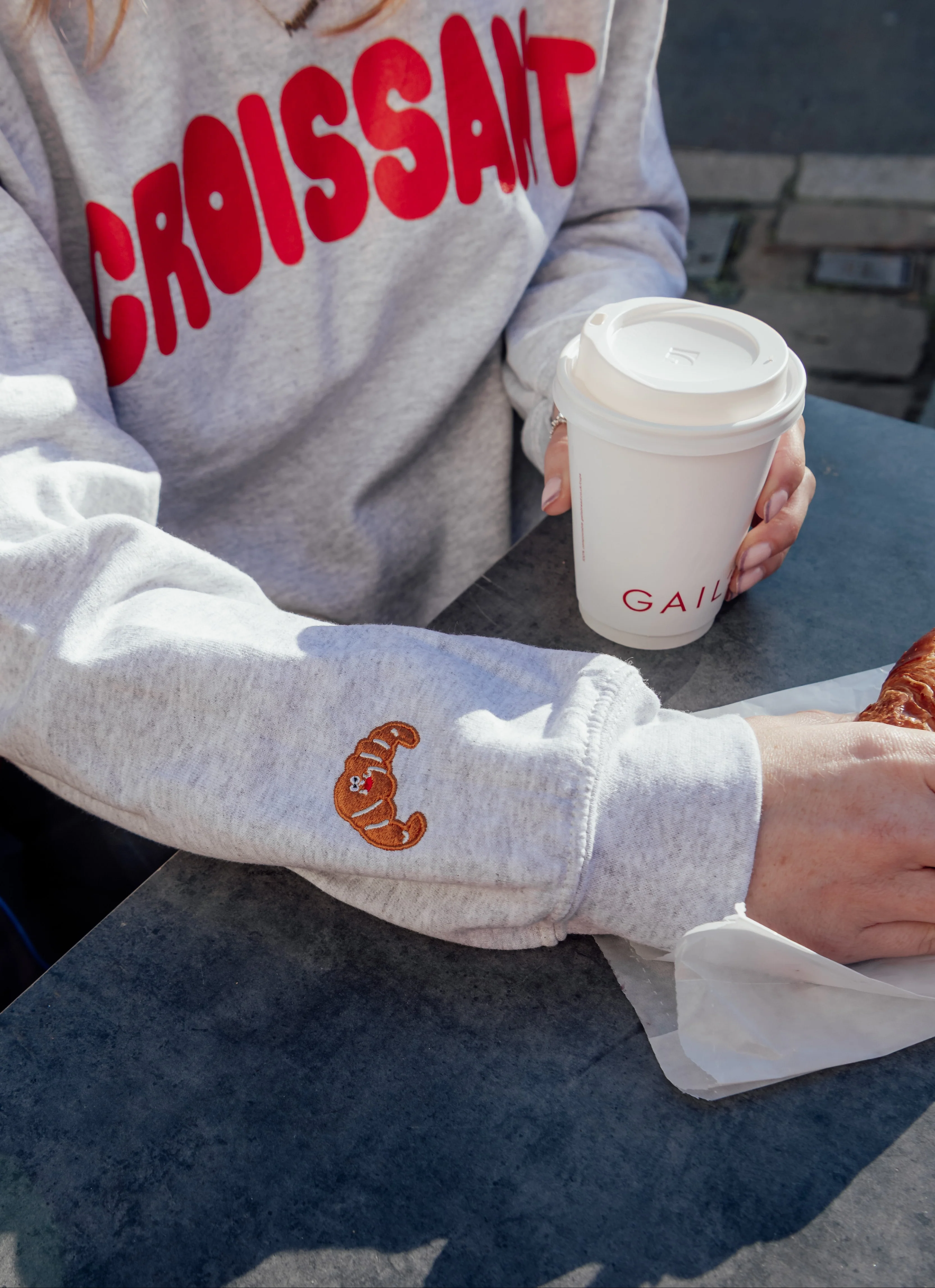 The Croissant Oversized Sweatshirt - Image 4