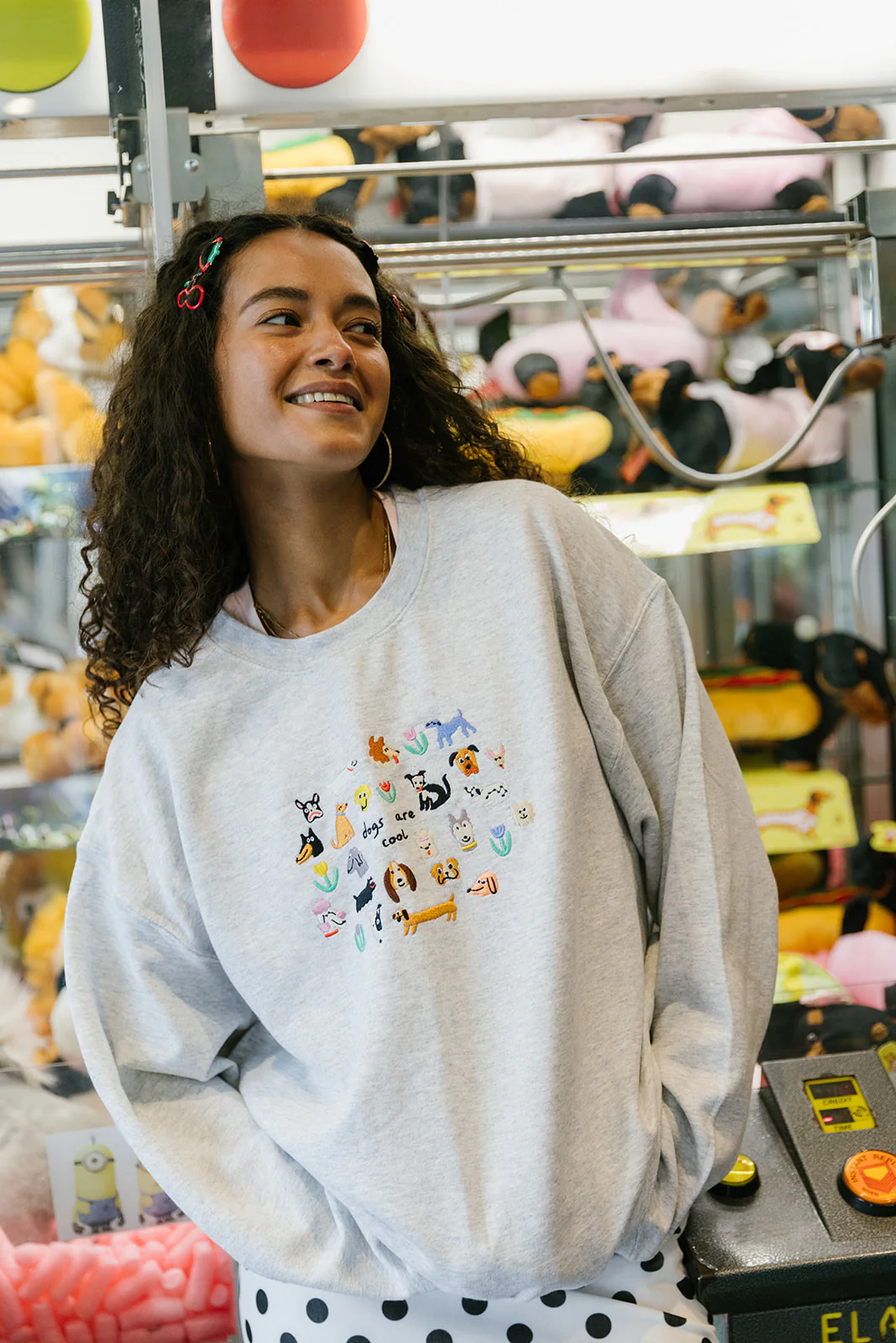 Dogs Are Cool Embroidered Sweatshirt - Image 11