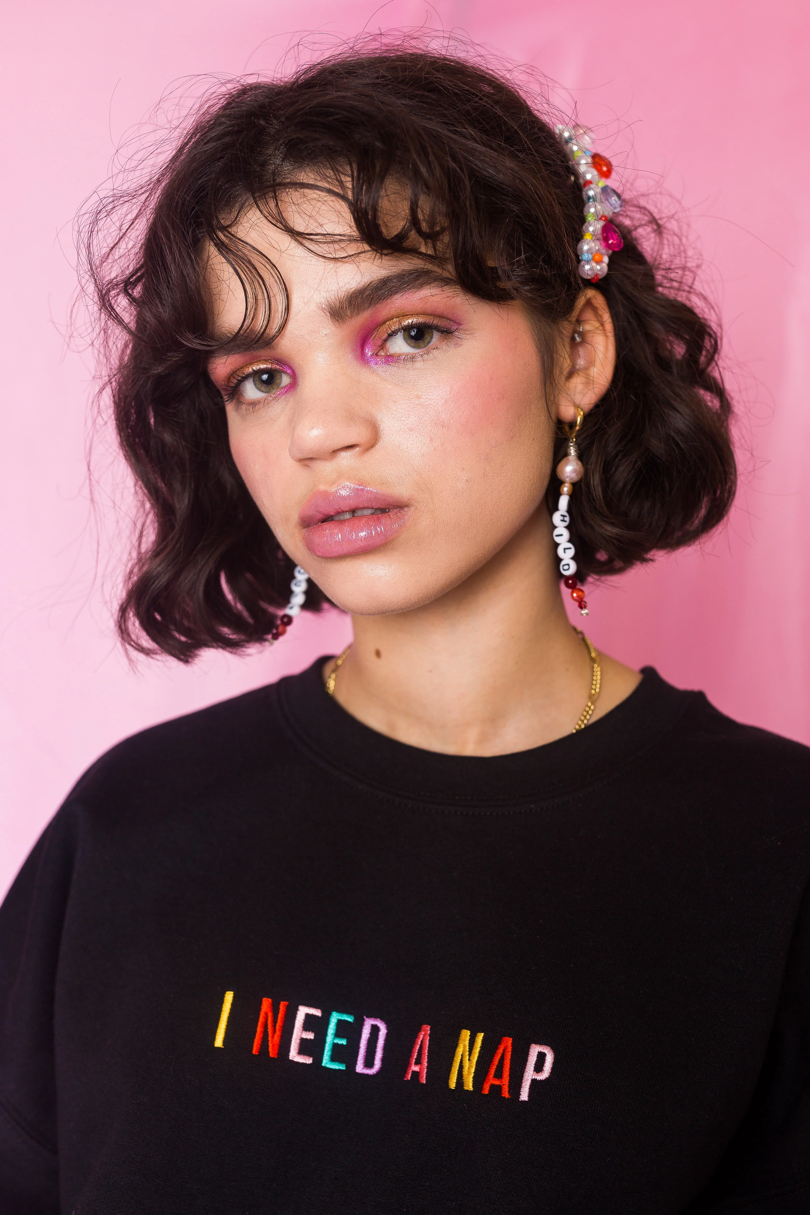 I Need A Nap Embroidered Sweatshirt - Image 11