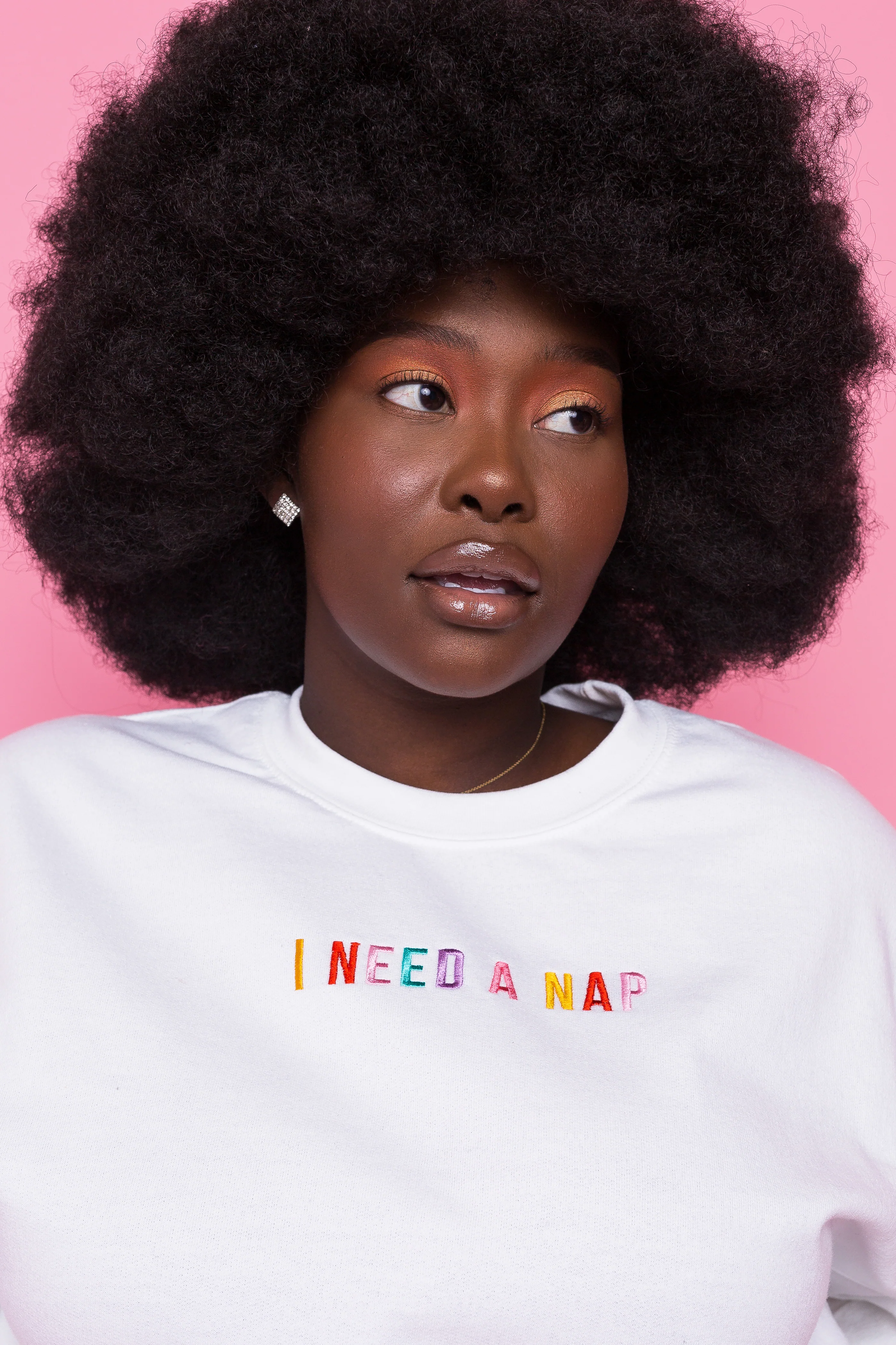 I Need A Nap Embroidered Sweatshirt - Image 3
