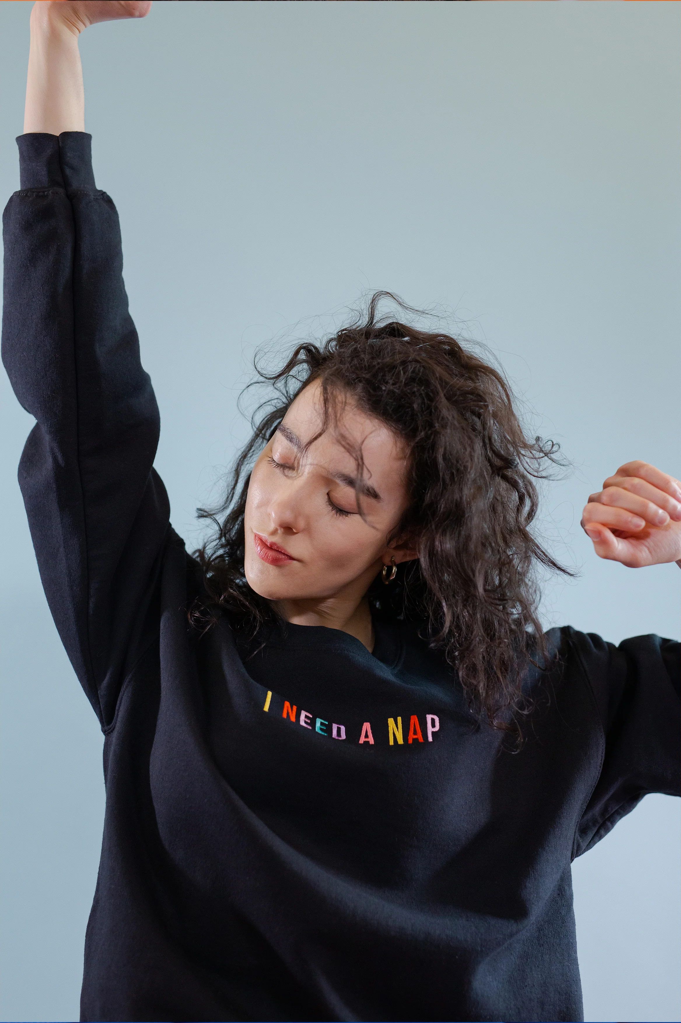 I Need A Nap Embroidered Sweatshirt - Image 8