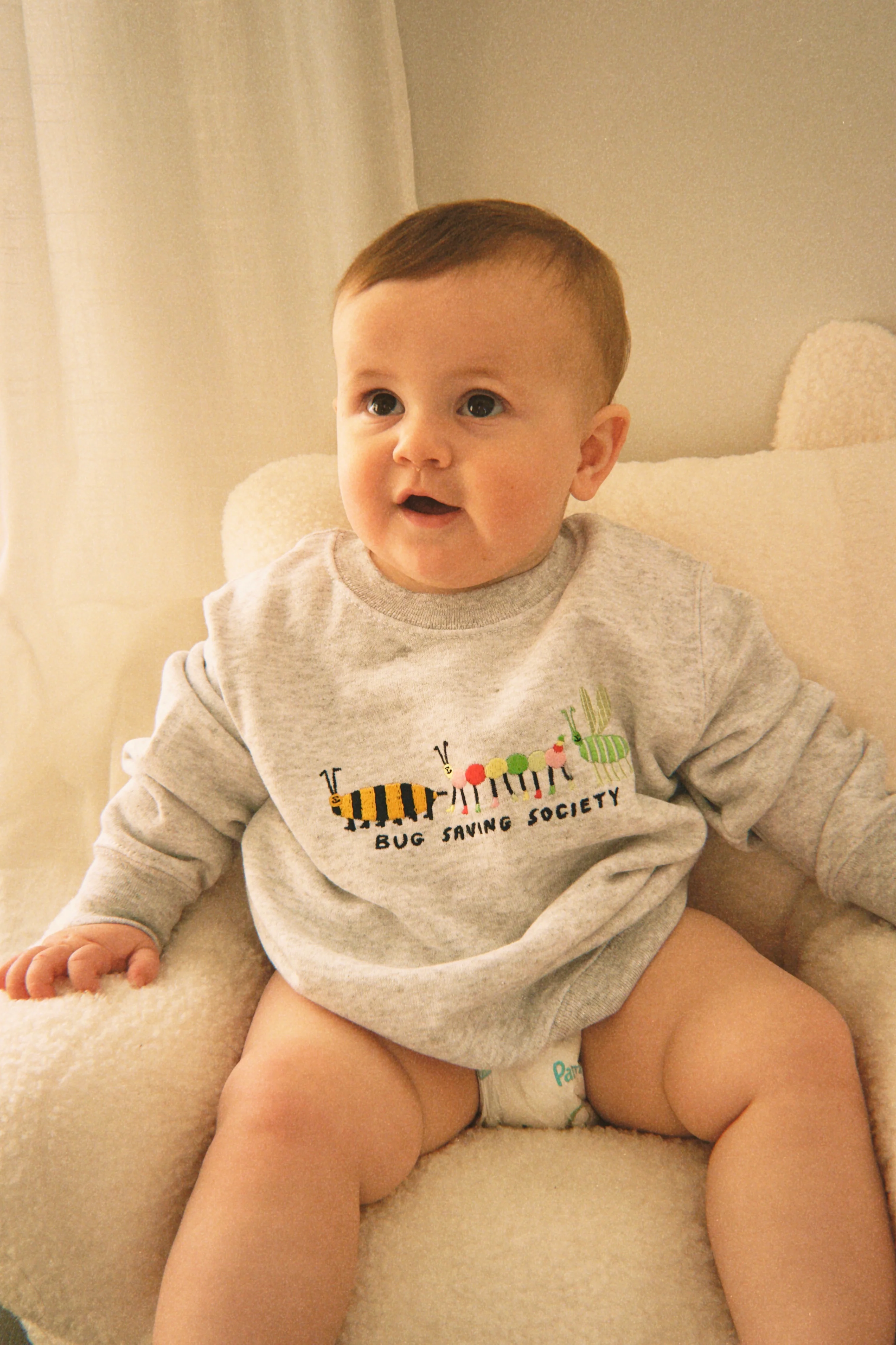 KIDS - Bug Saving Society Oversized Sweatshirt - Image 3