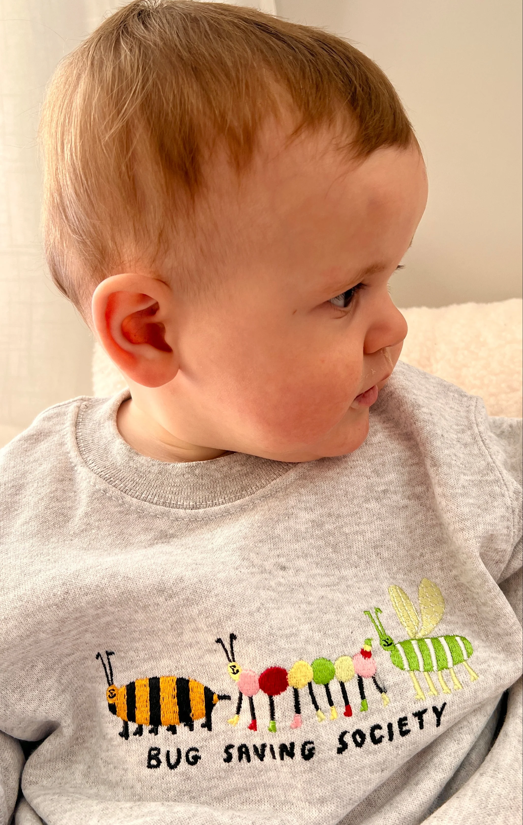 KIDS - Bug Saving Society Oversized Sweatshirt - Image 4