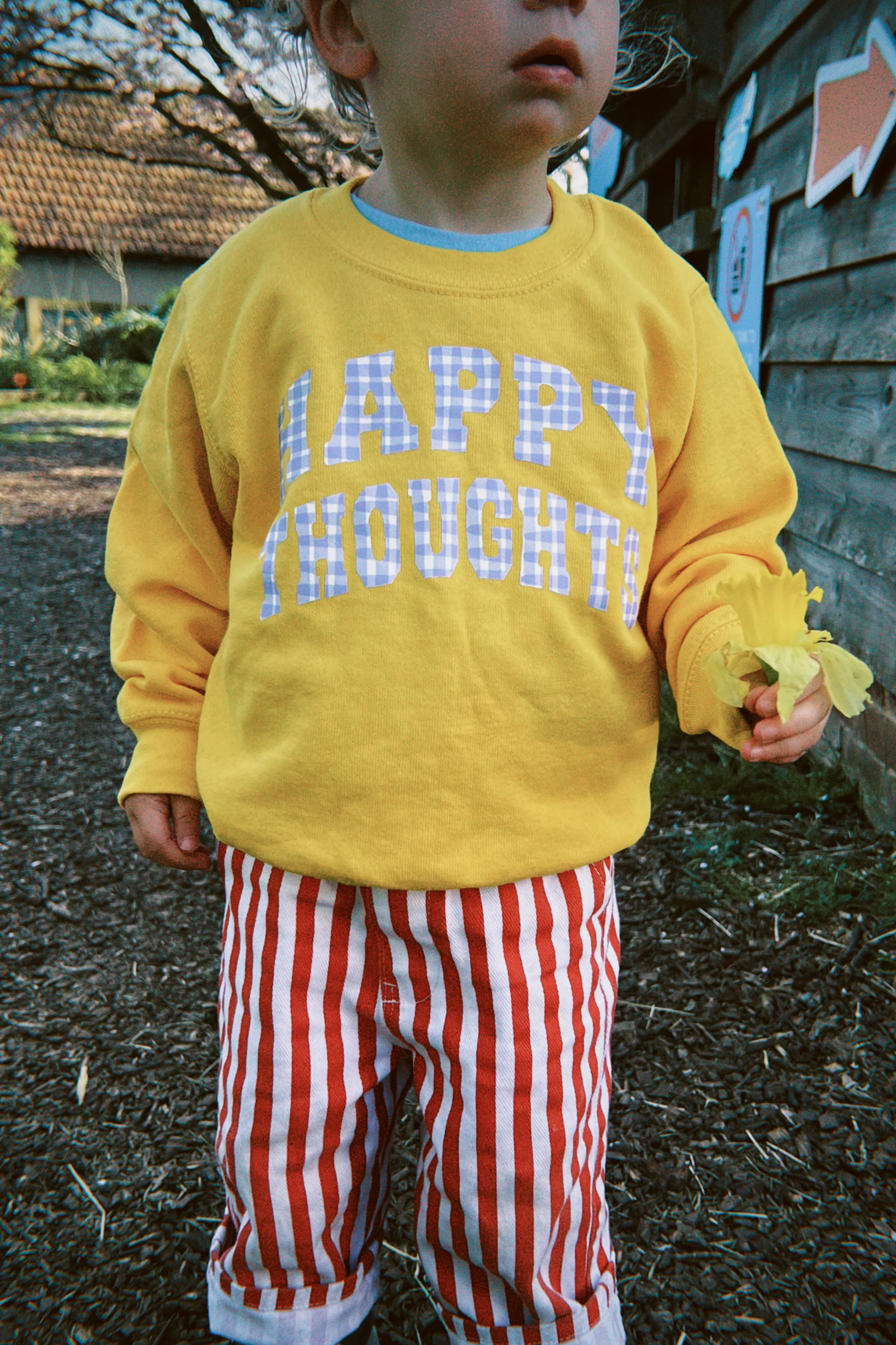 KIDS - The Happy Thoughts Oversized Sweatshirt - Image 4