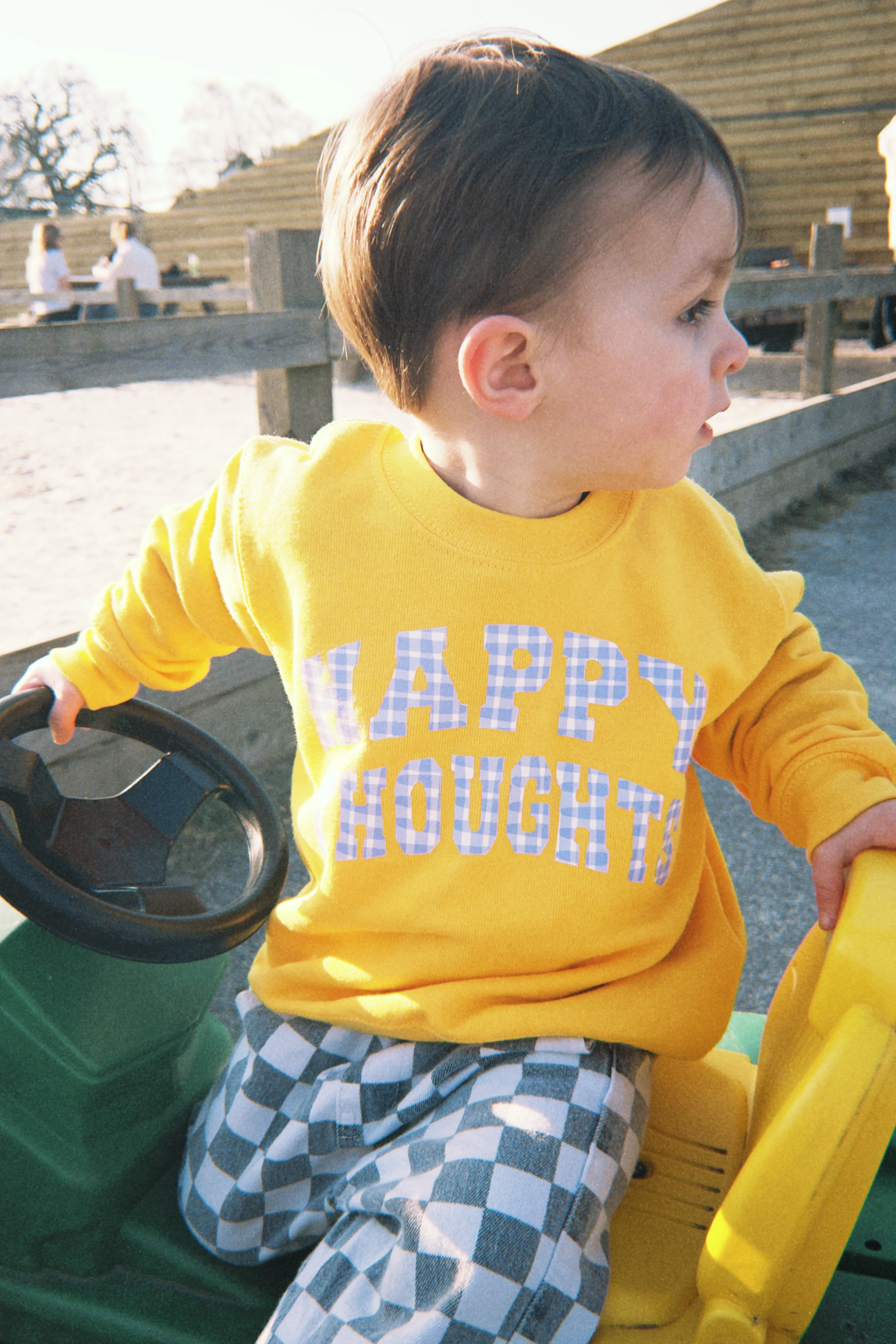 KIDS - The Happy Thoughts Oversized Sweatshirt - Image 9