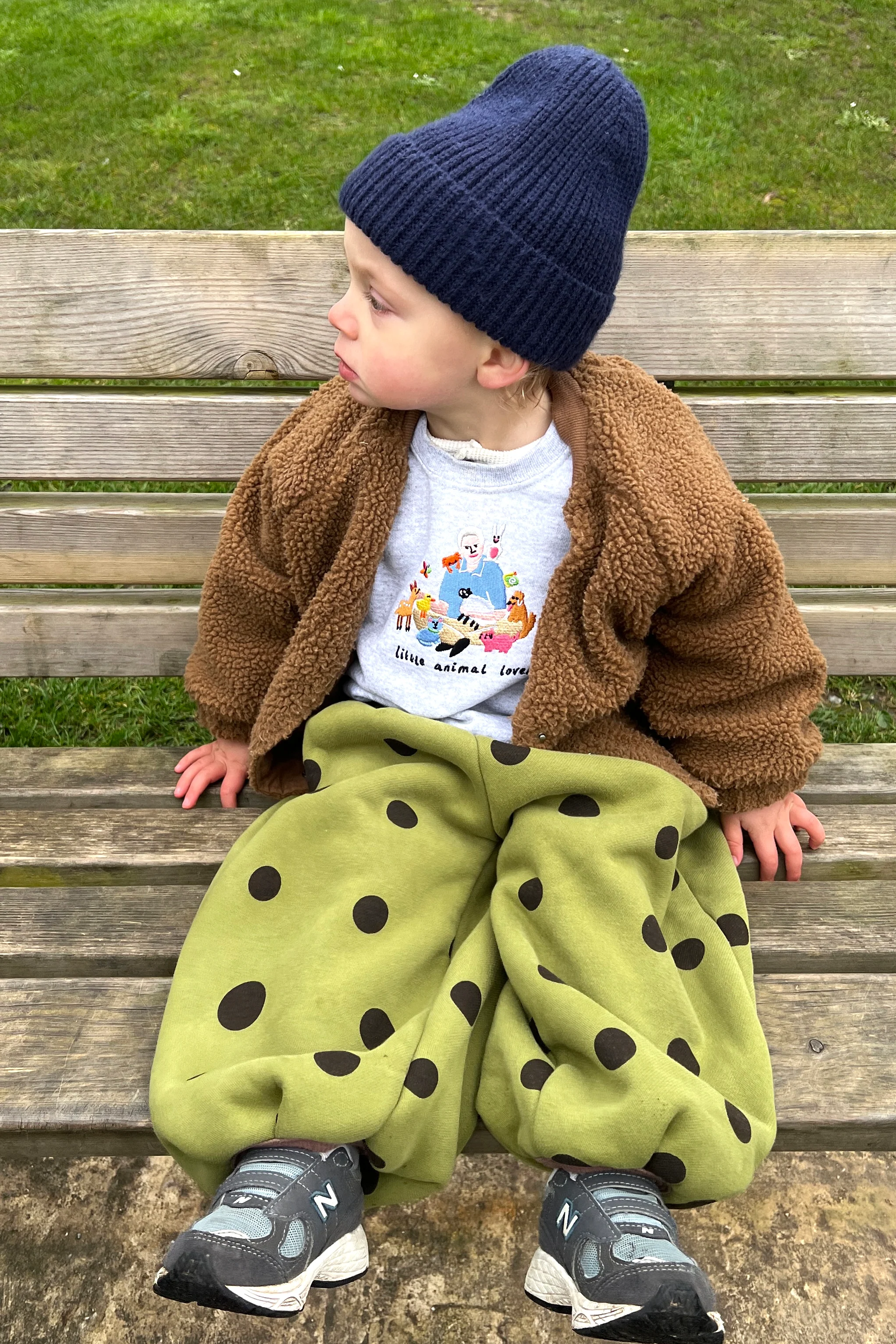 KIDS - Little Animal Lover Oversized Sweatshirt - Image 12