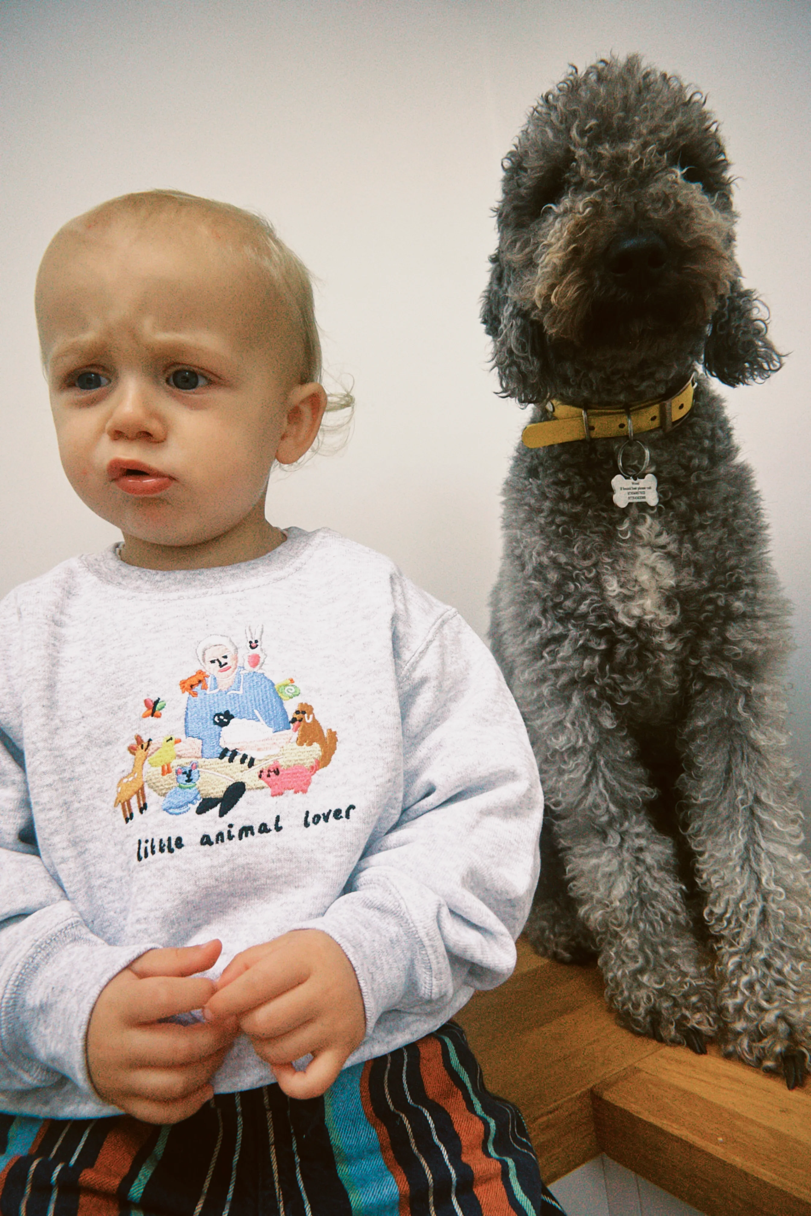 KIDS - Little Animal Lover Oversized Sweatshirt - Image 3