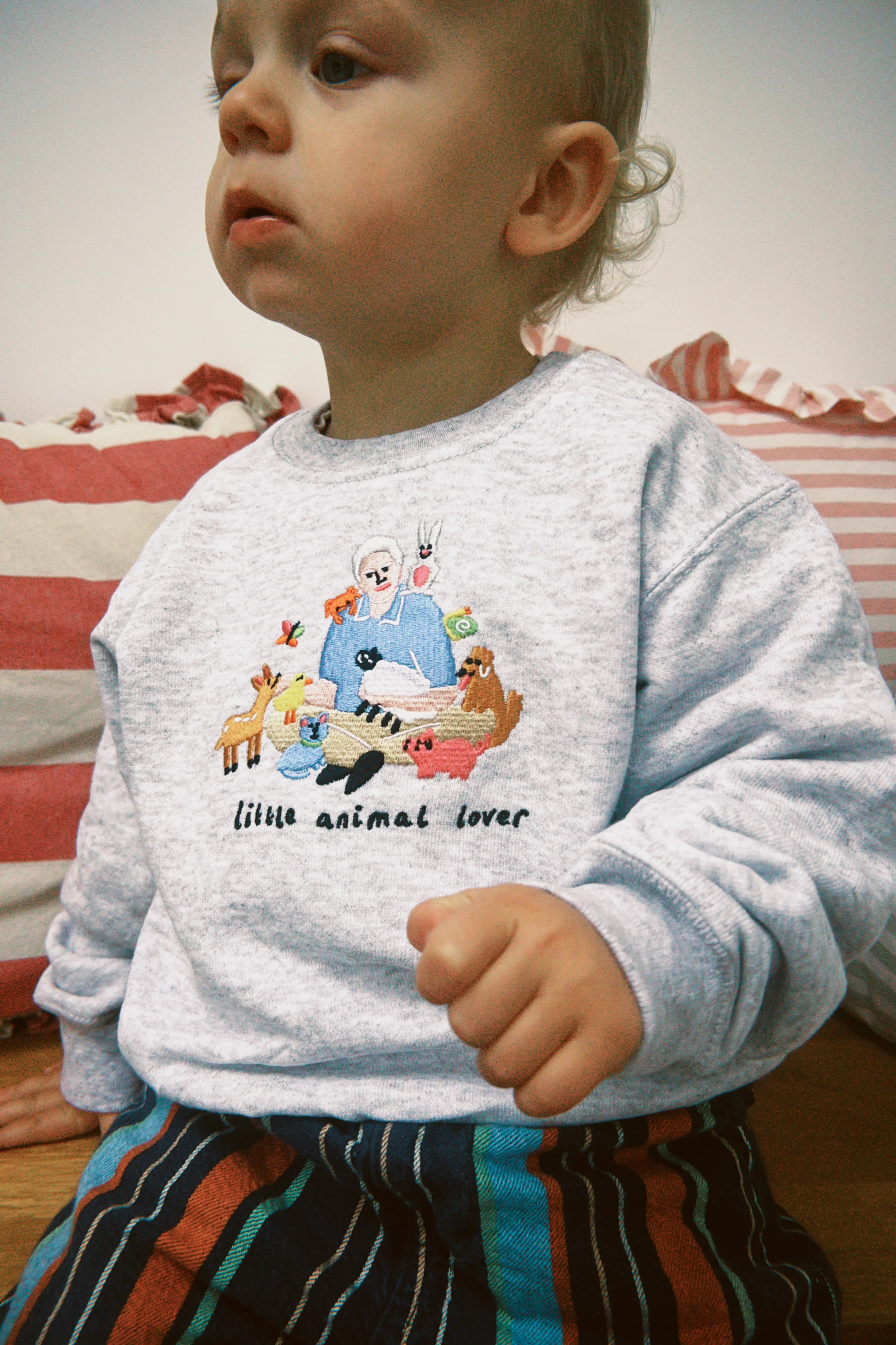 KIDS - Little Animal Lover Oversized Sweatshirt - Image 5