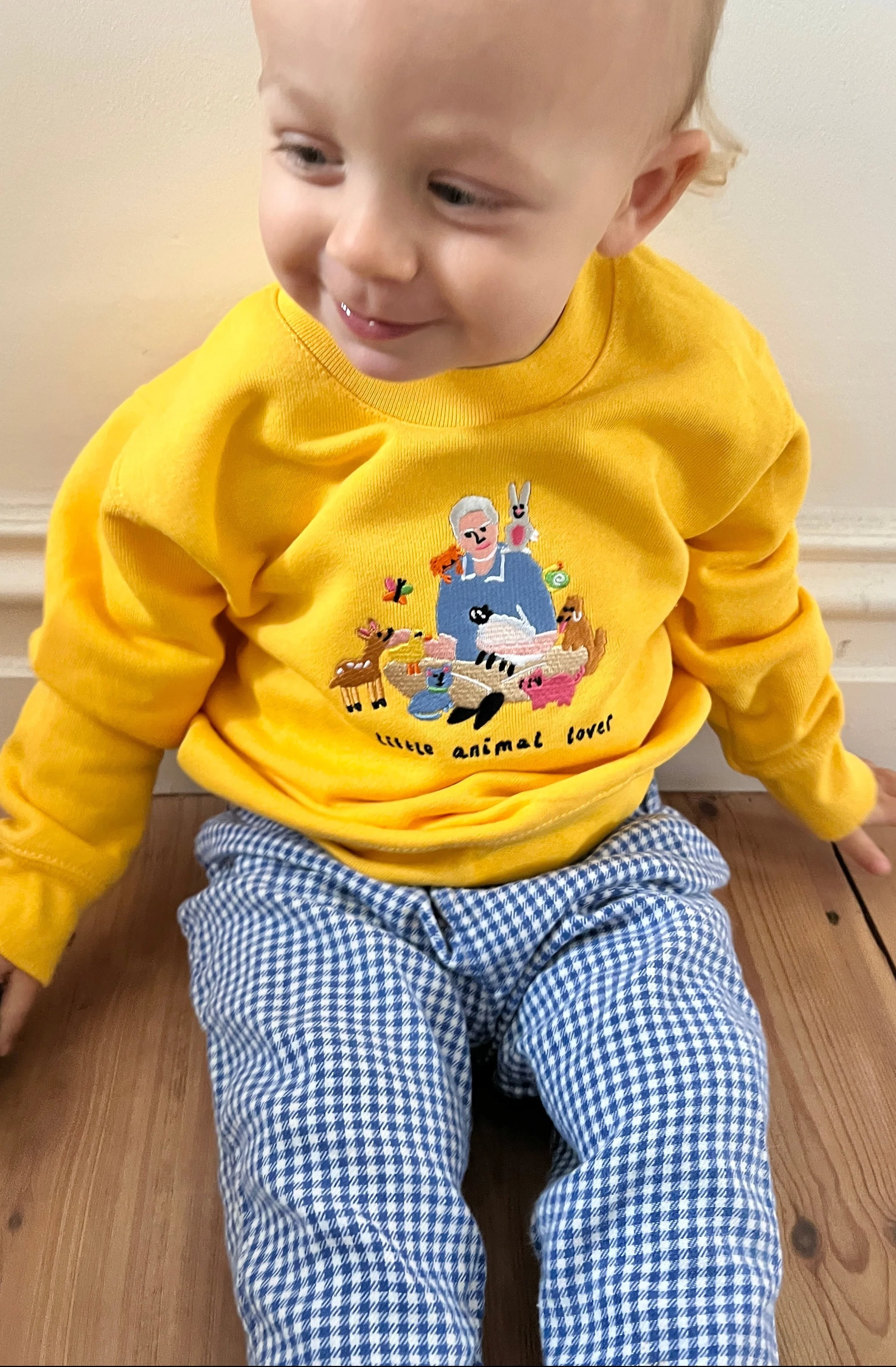 KIDS - Little Animal Lover Oversized Sweatshirt - Image 7