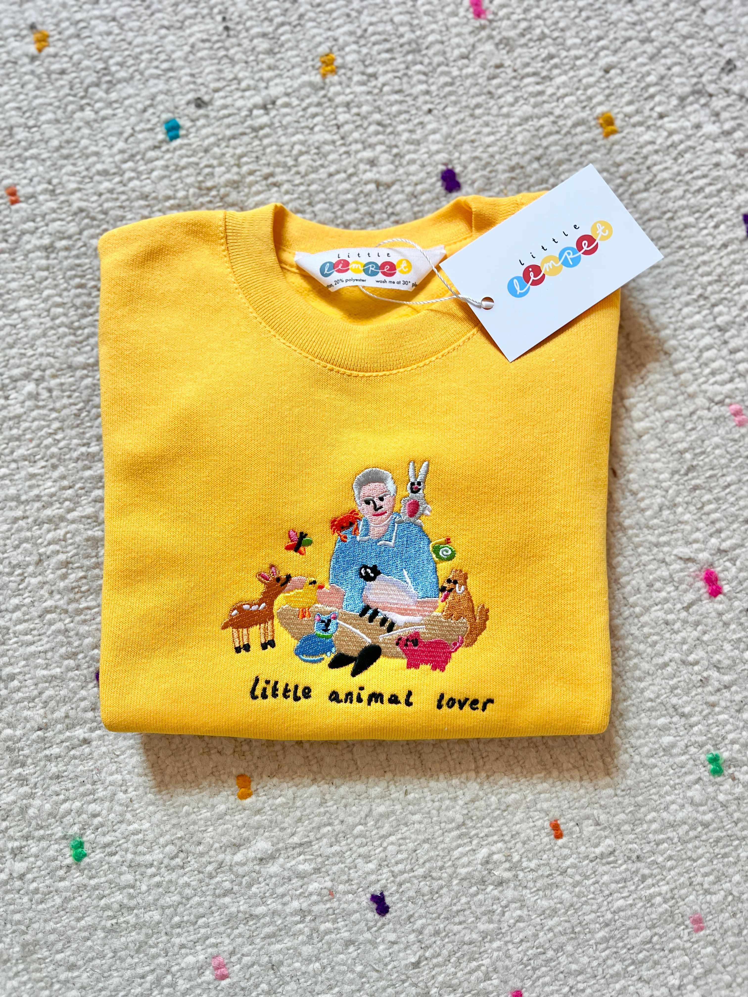 KIDS - Little Animal Lover Oversized Sweatshirt - Image 8