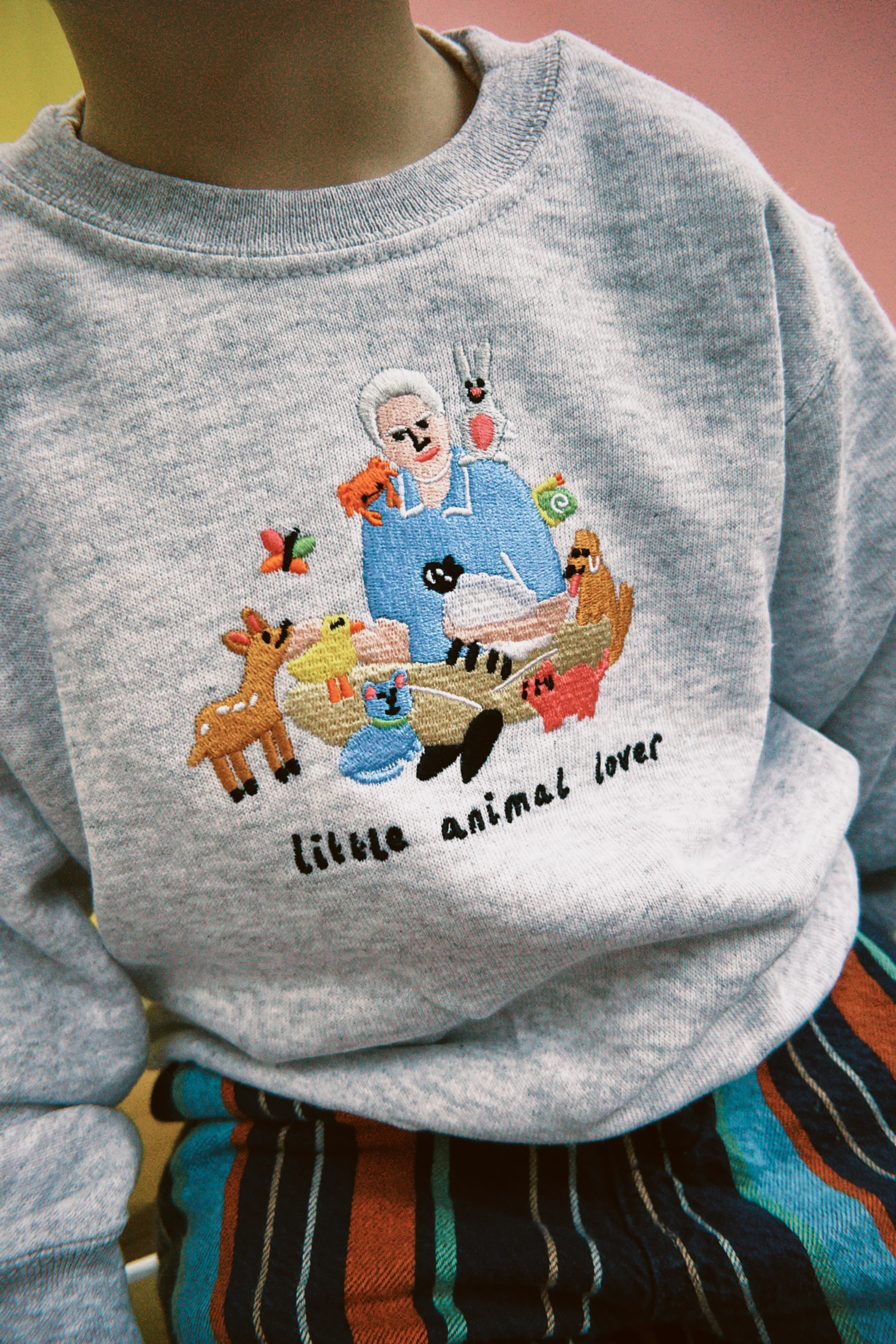 KIDS - Little Animal Lover Oversized Sweatshirt - Image 9