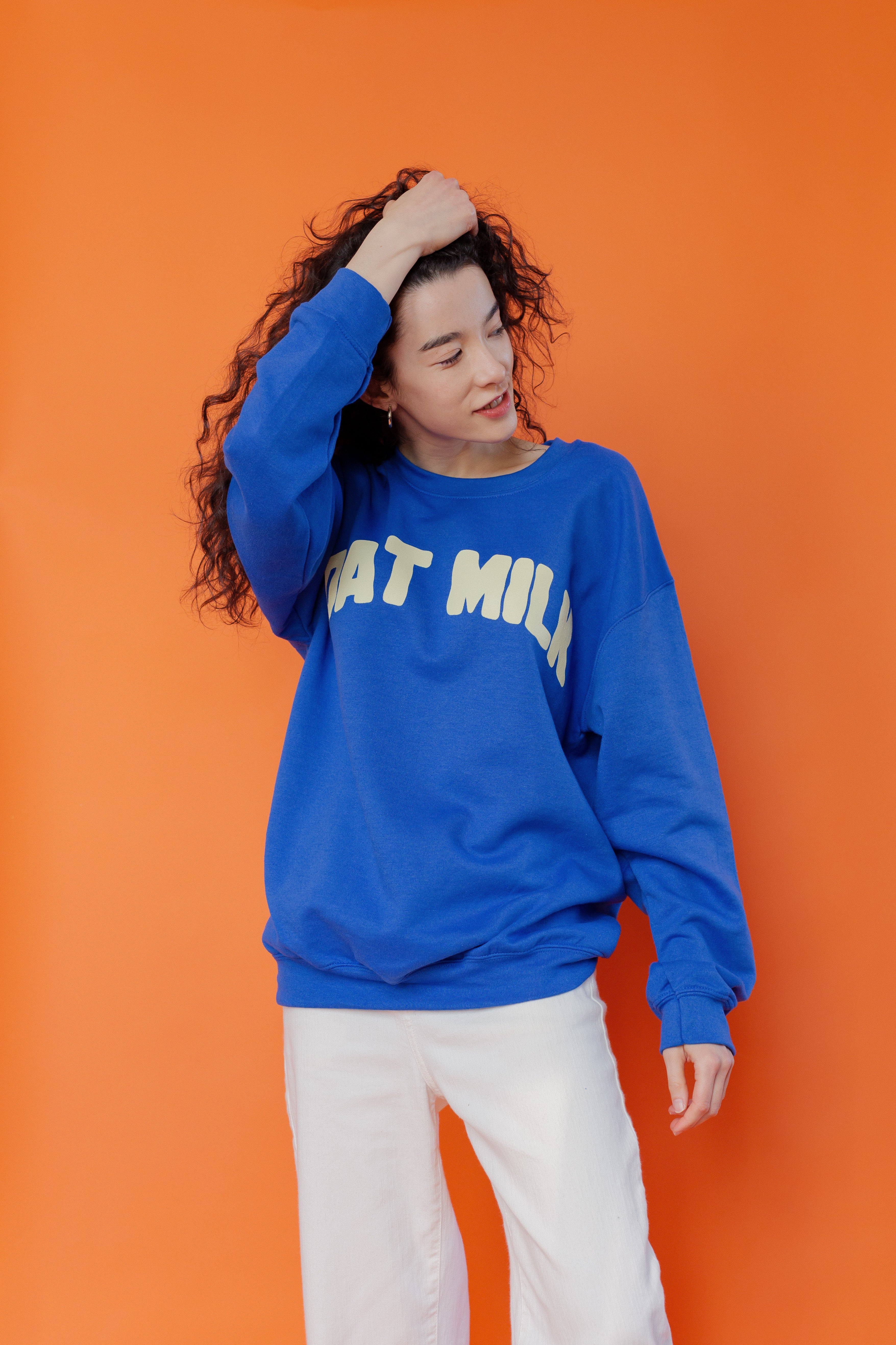 The Oat Milk Oversized Sweatshirt - Image 11