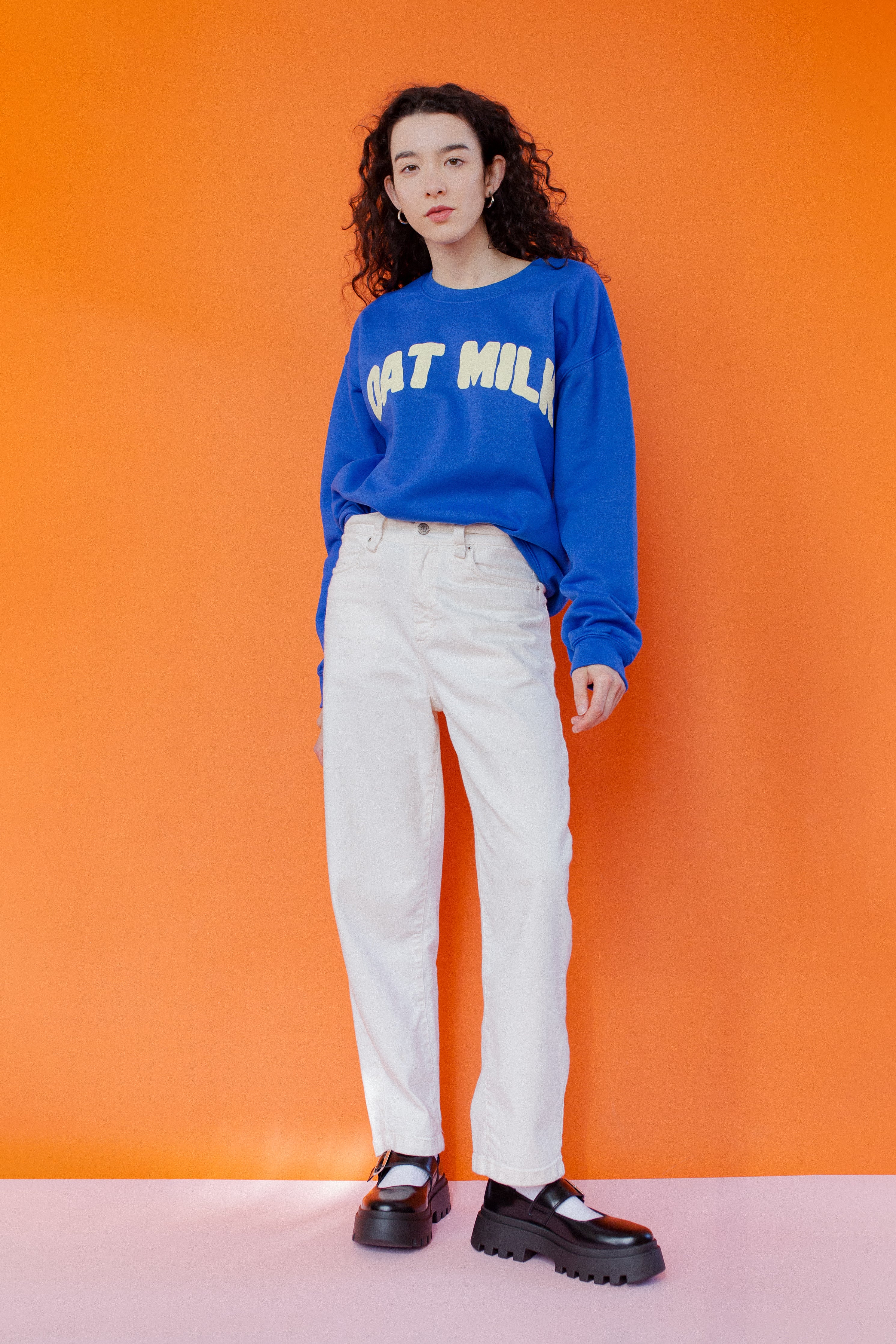 The Oat Milk Oversized Sweatshirt - Image 13
