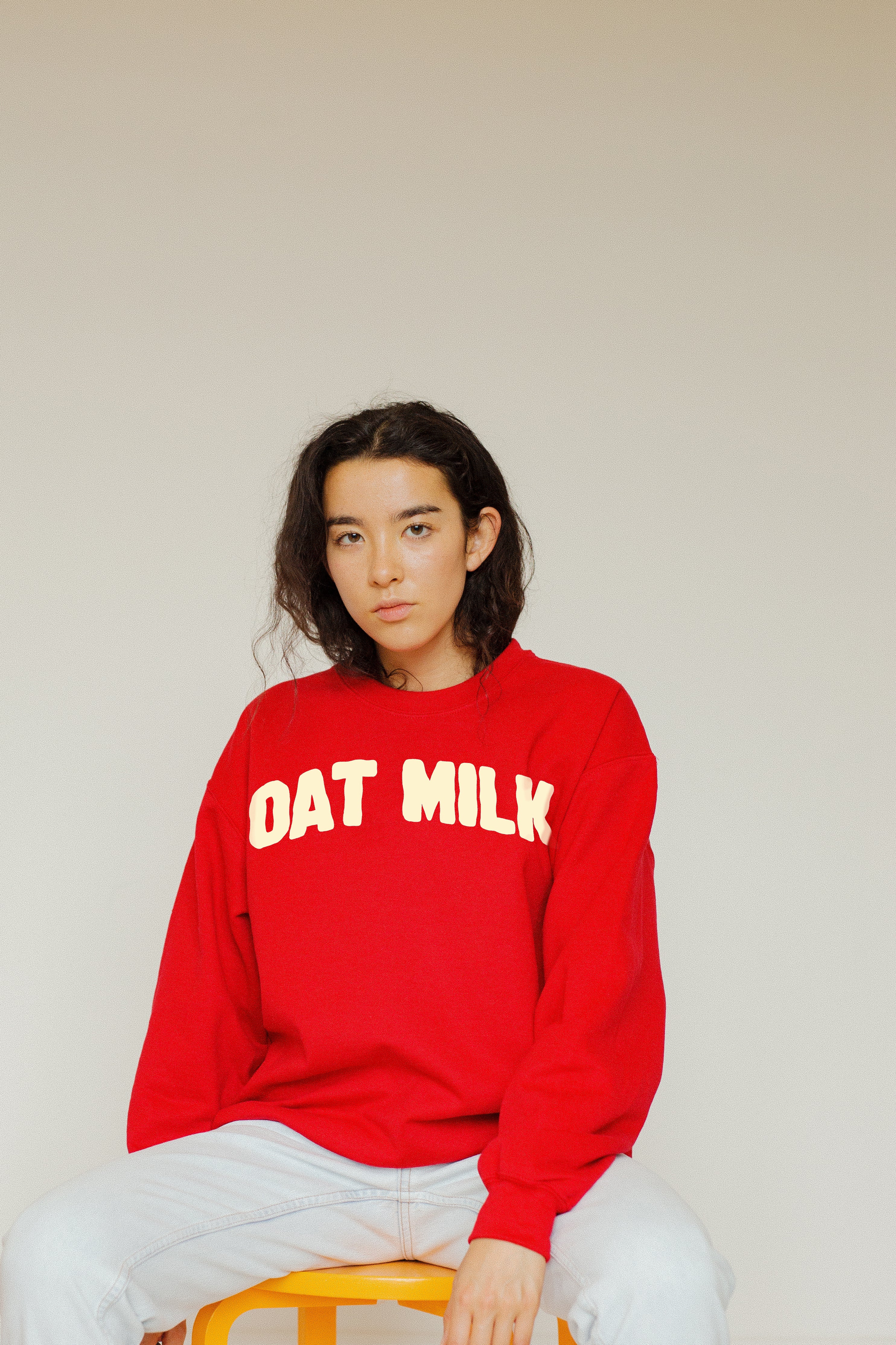 The Oat Milk Oversized Sweatshirt - Image 15