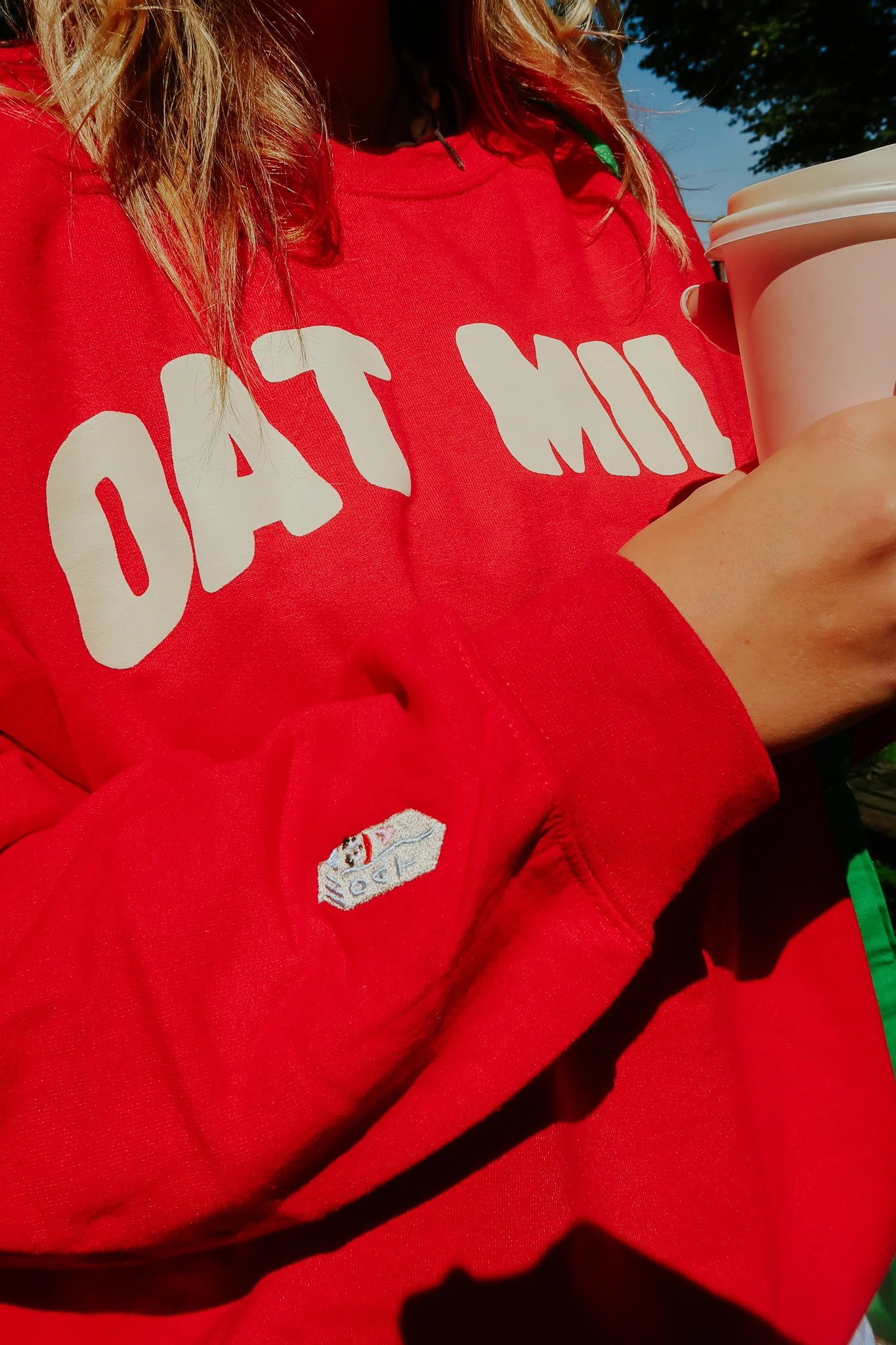 The Oat Milk Oversized Sweatshirt - Image 16