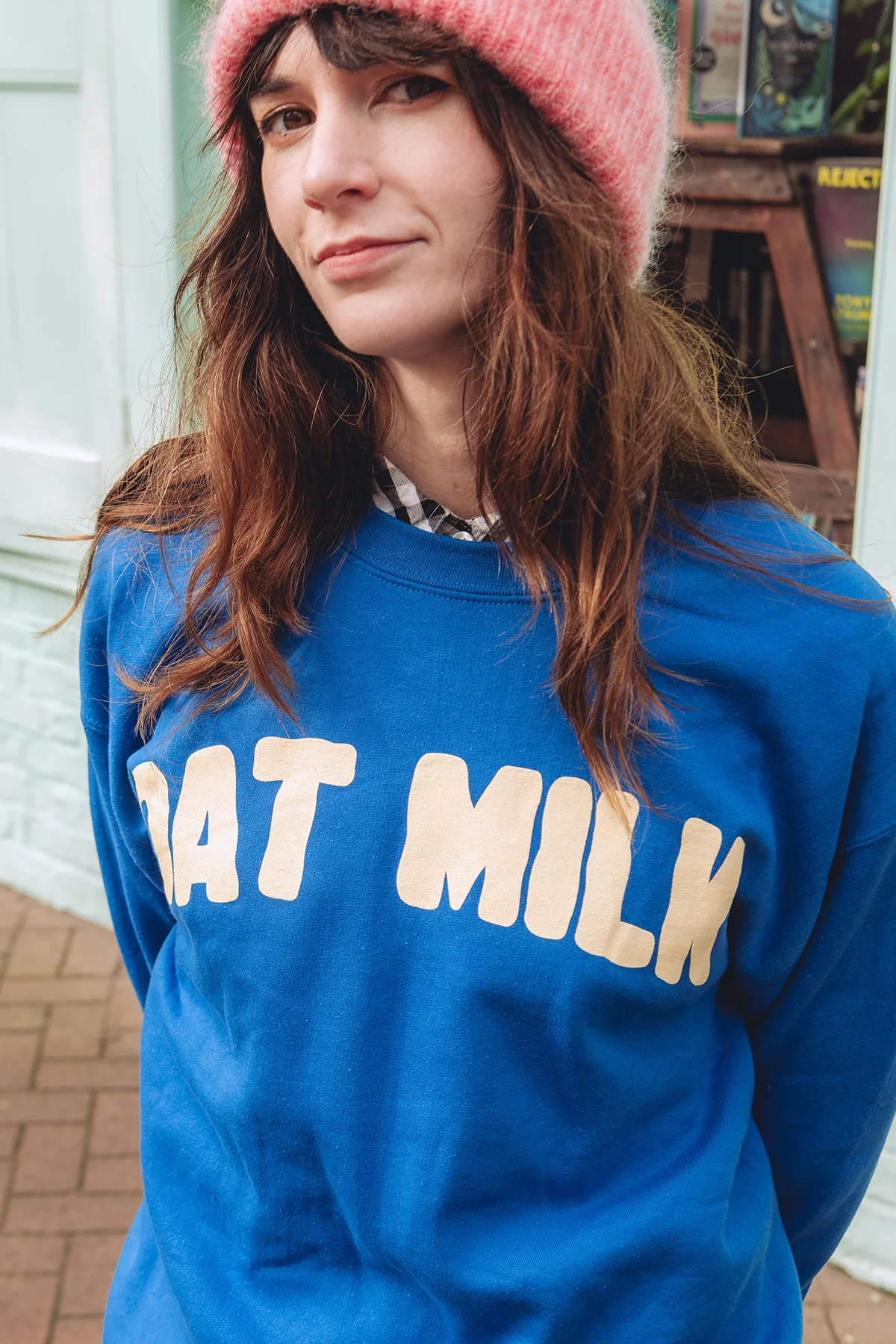 The Oat Milk Oversized Sweatshirt - Image 18