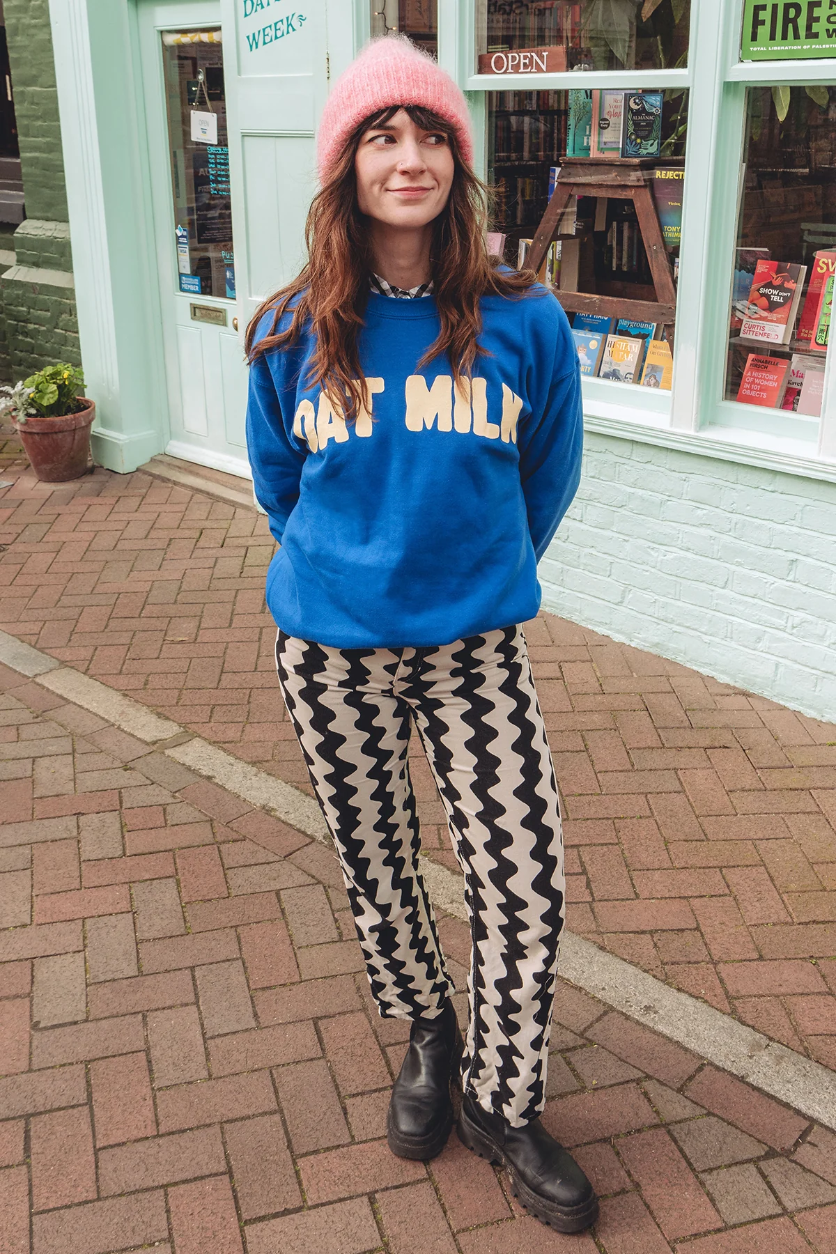 The Oat Milk Oversized Sweatshirt - Image 19