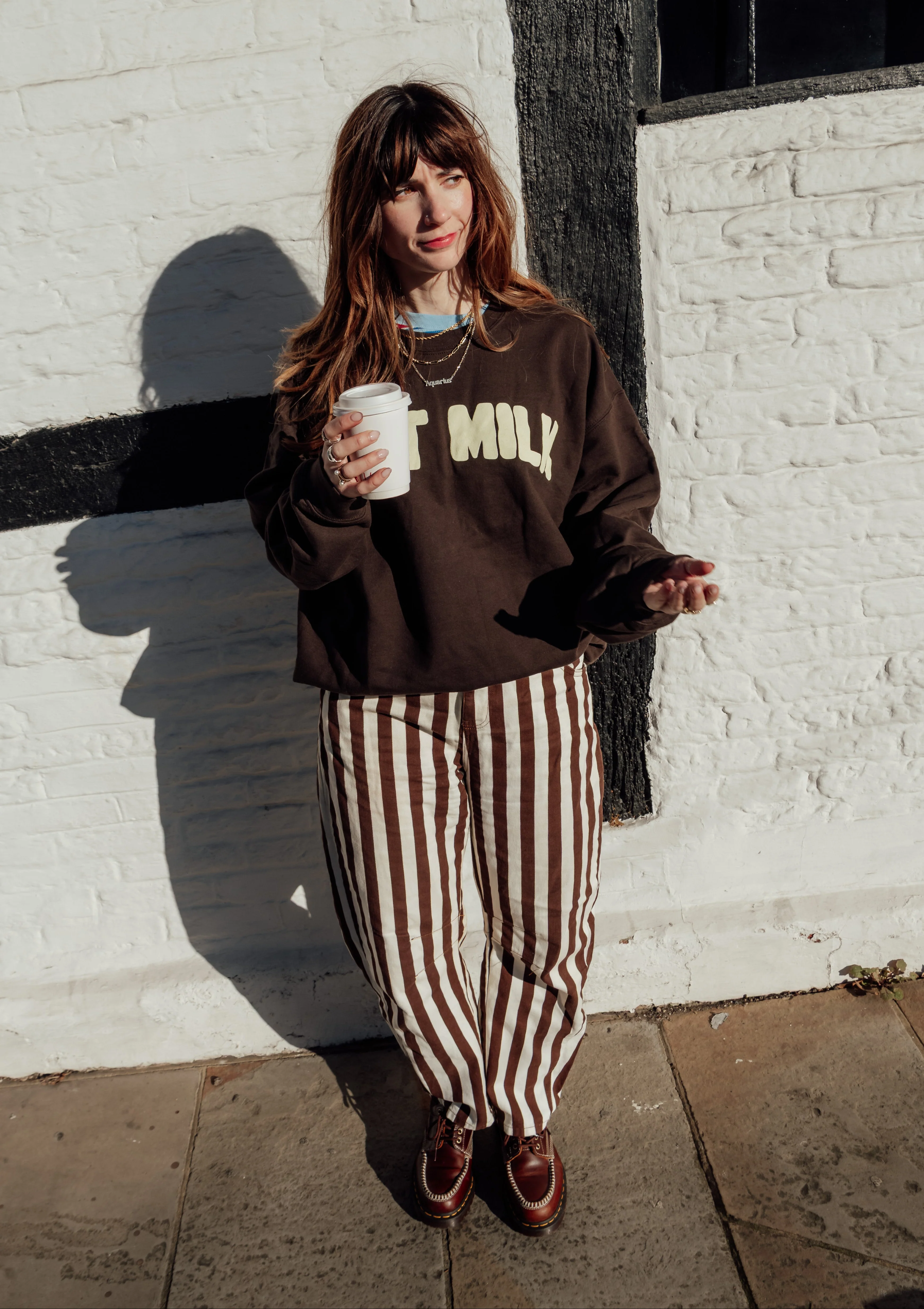 The Oat Milk Oversized Sweatshirt - Image 20