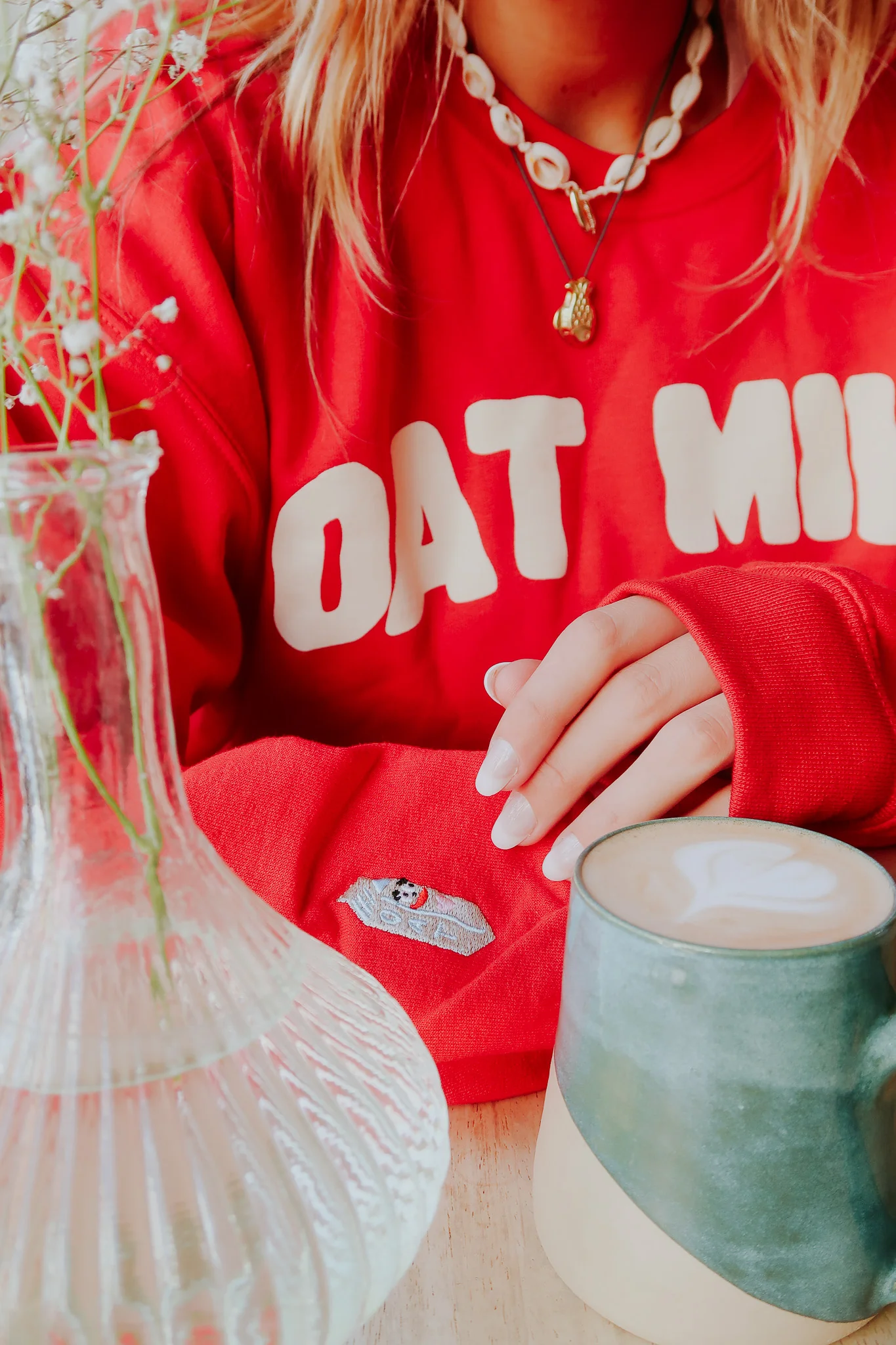 The Oat Milk Oversized Sweatshirt - Image 4