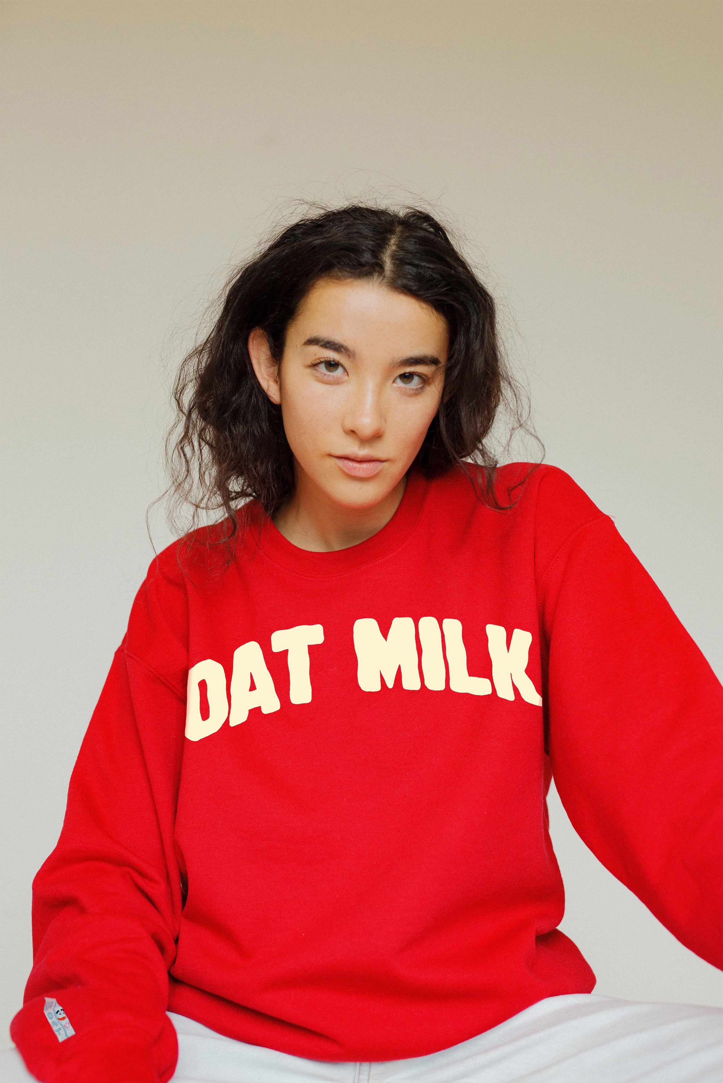 The Oat Milk Oversized Sweatshirt - Image 5