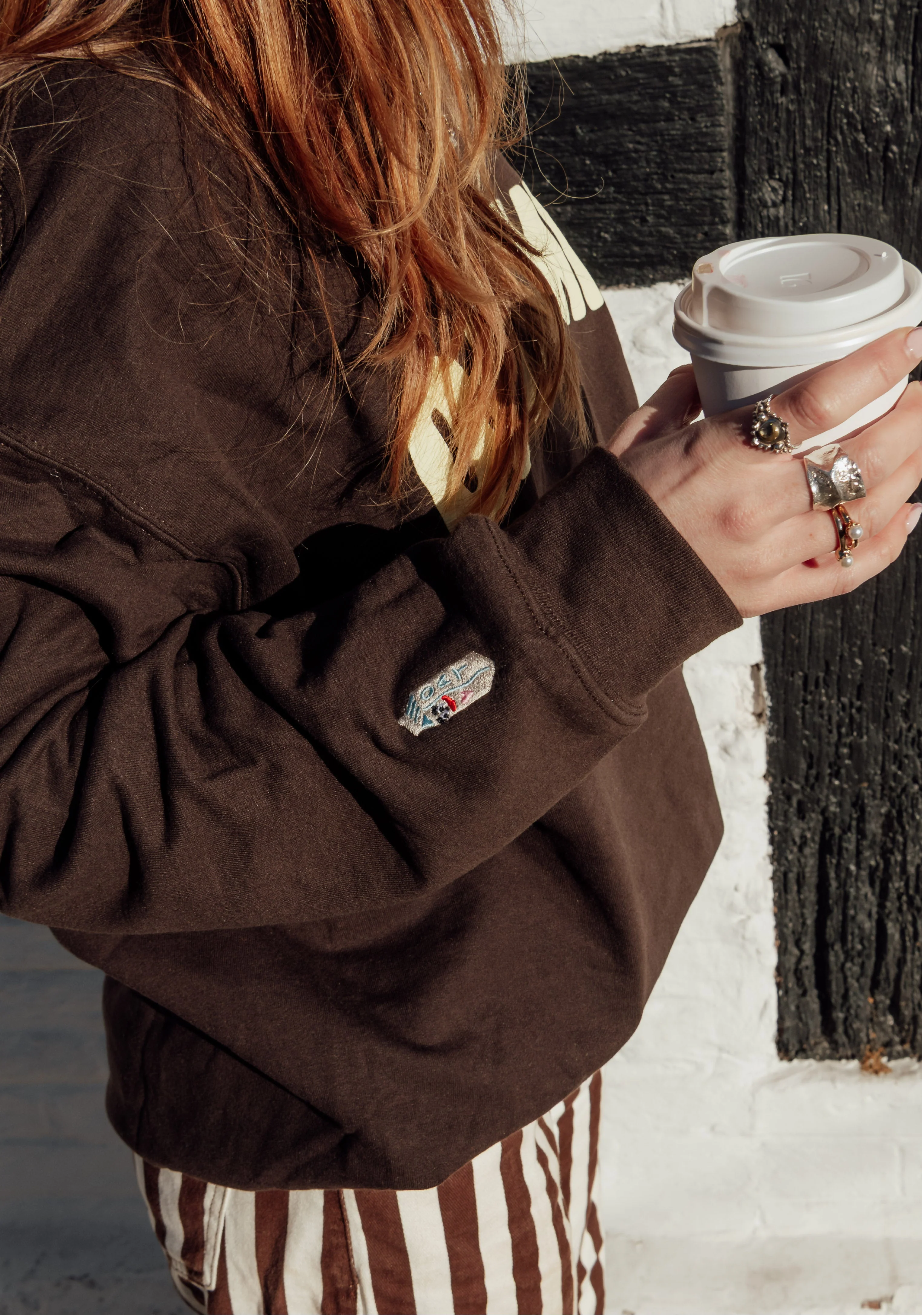 The Oat Milk Oversized Sweatshirt - Image 8