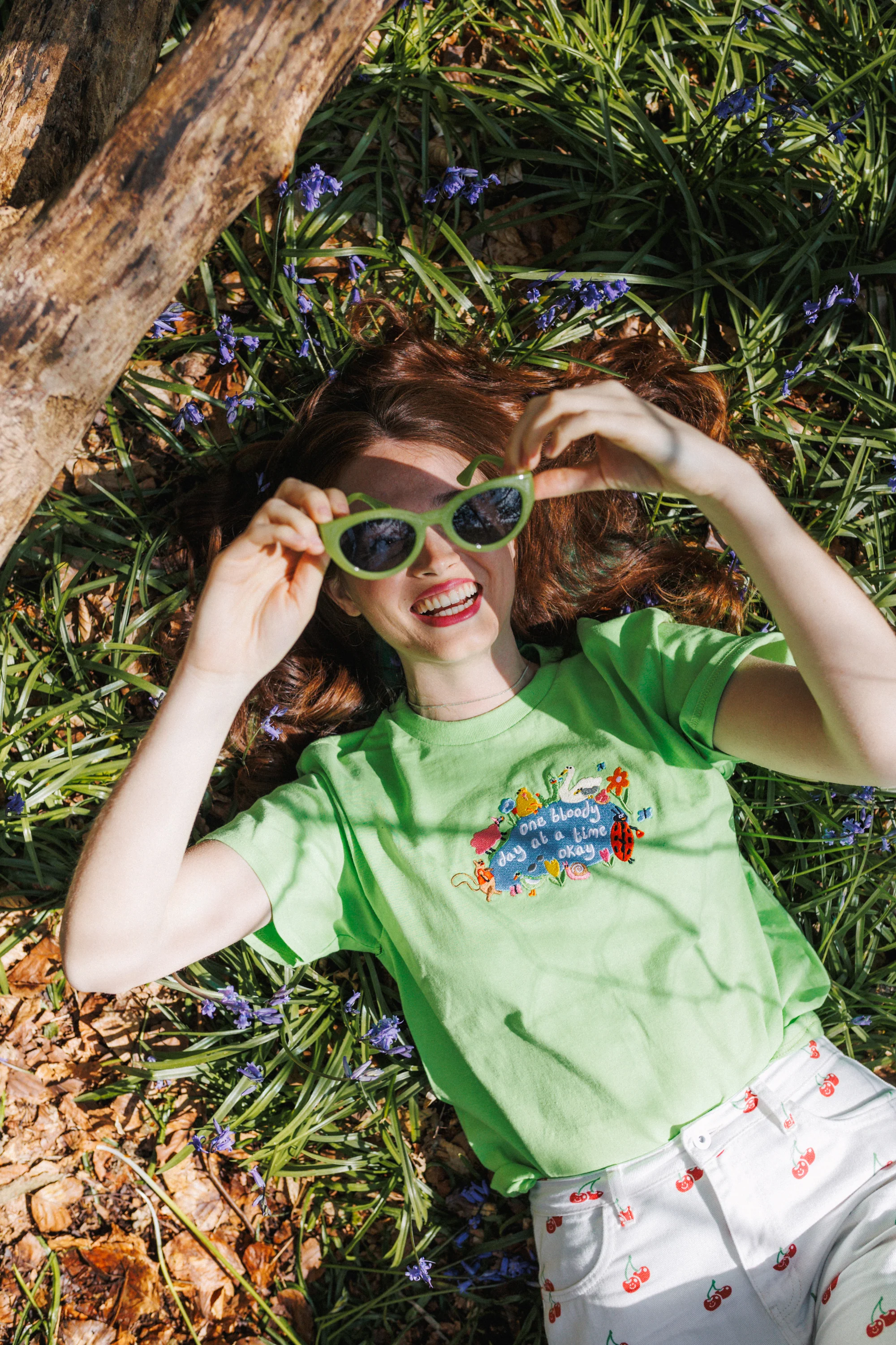 One Bloody Day At A Time Embroidered T-Shirt - Image 8