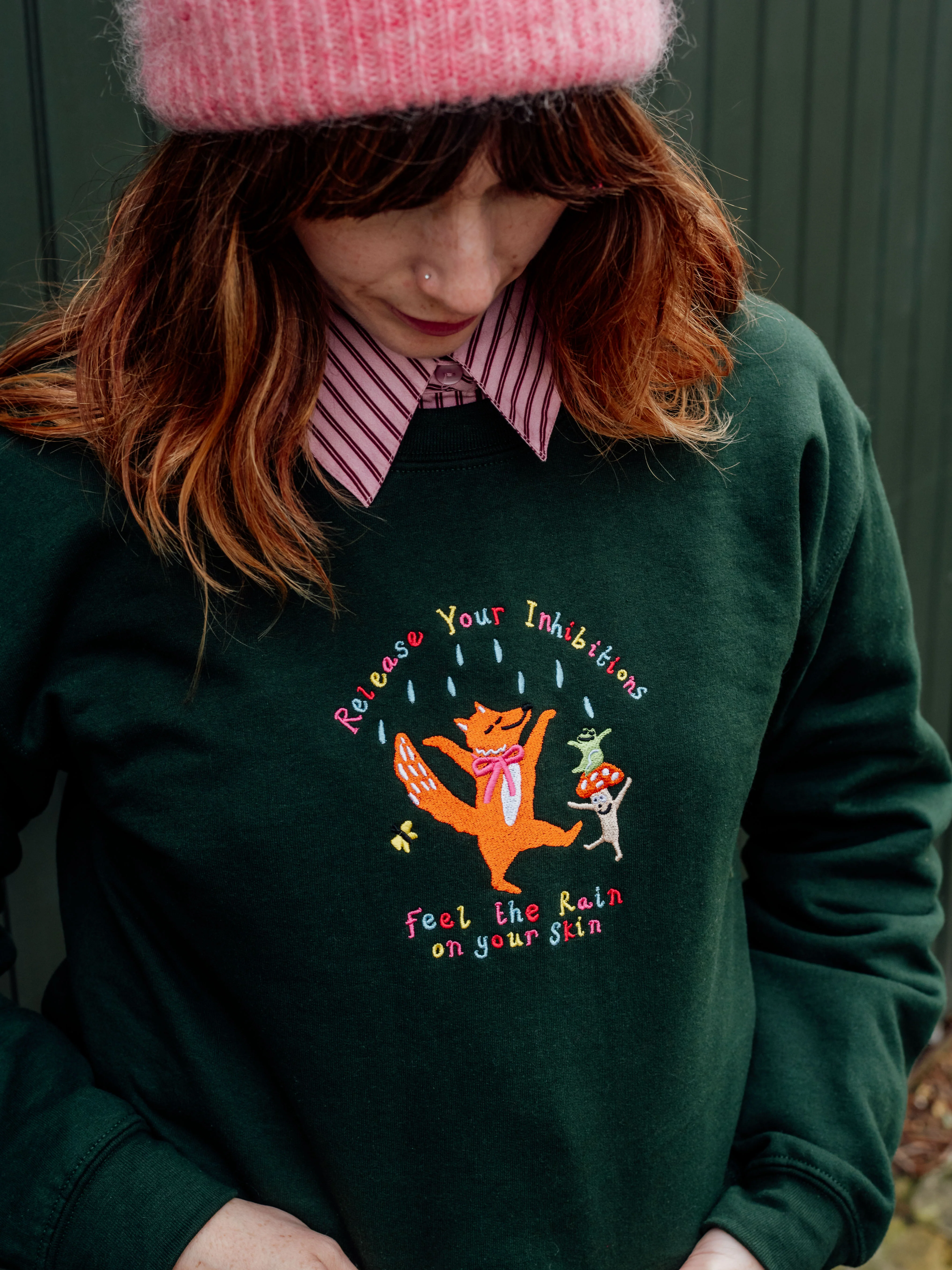 Release Your Inhibitions Embroidered Sweatshirt - Image 2