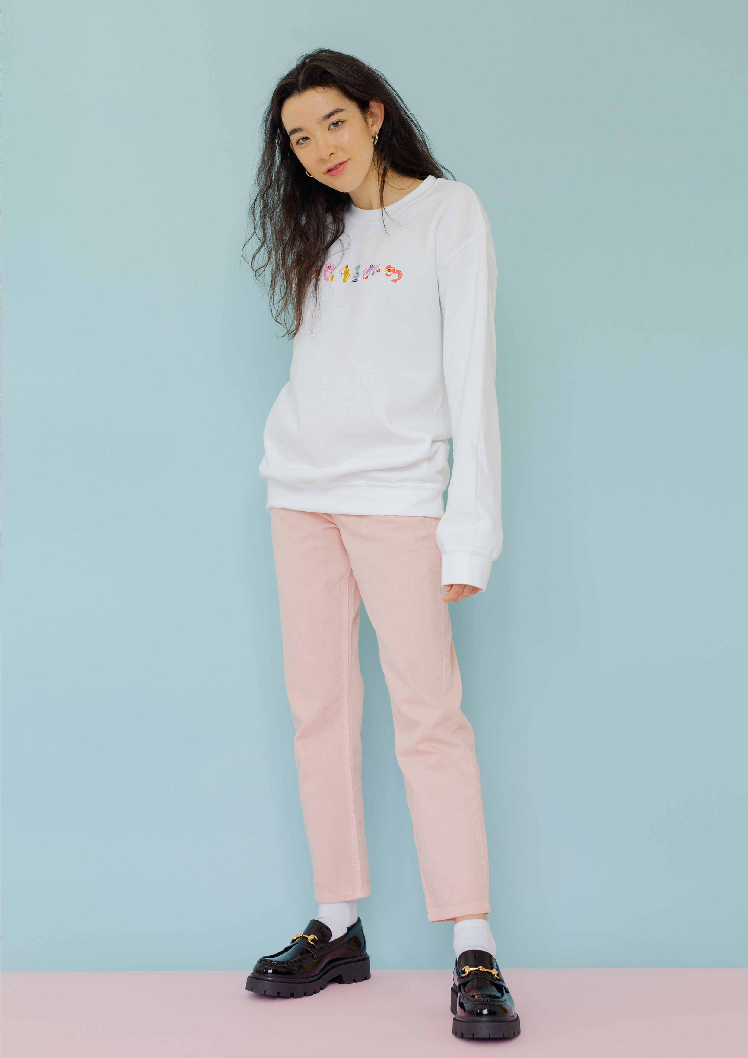 Seafood Medley Embroidered Sweatshirt - Image 12