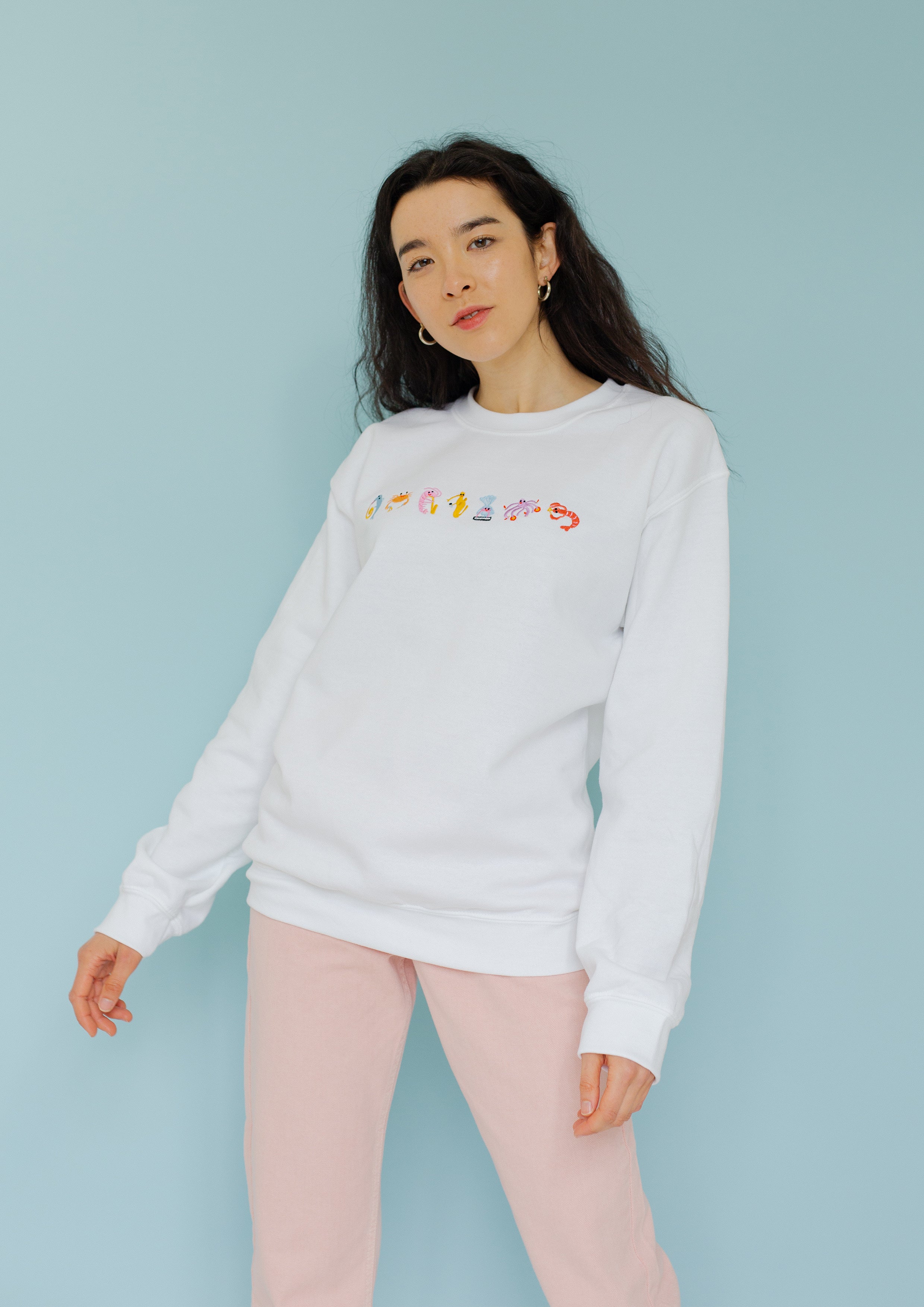 Seafood Medley Embroidered Sweatshirt - Image 13