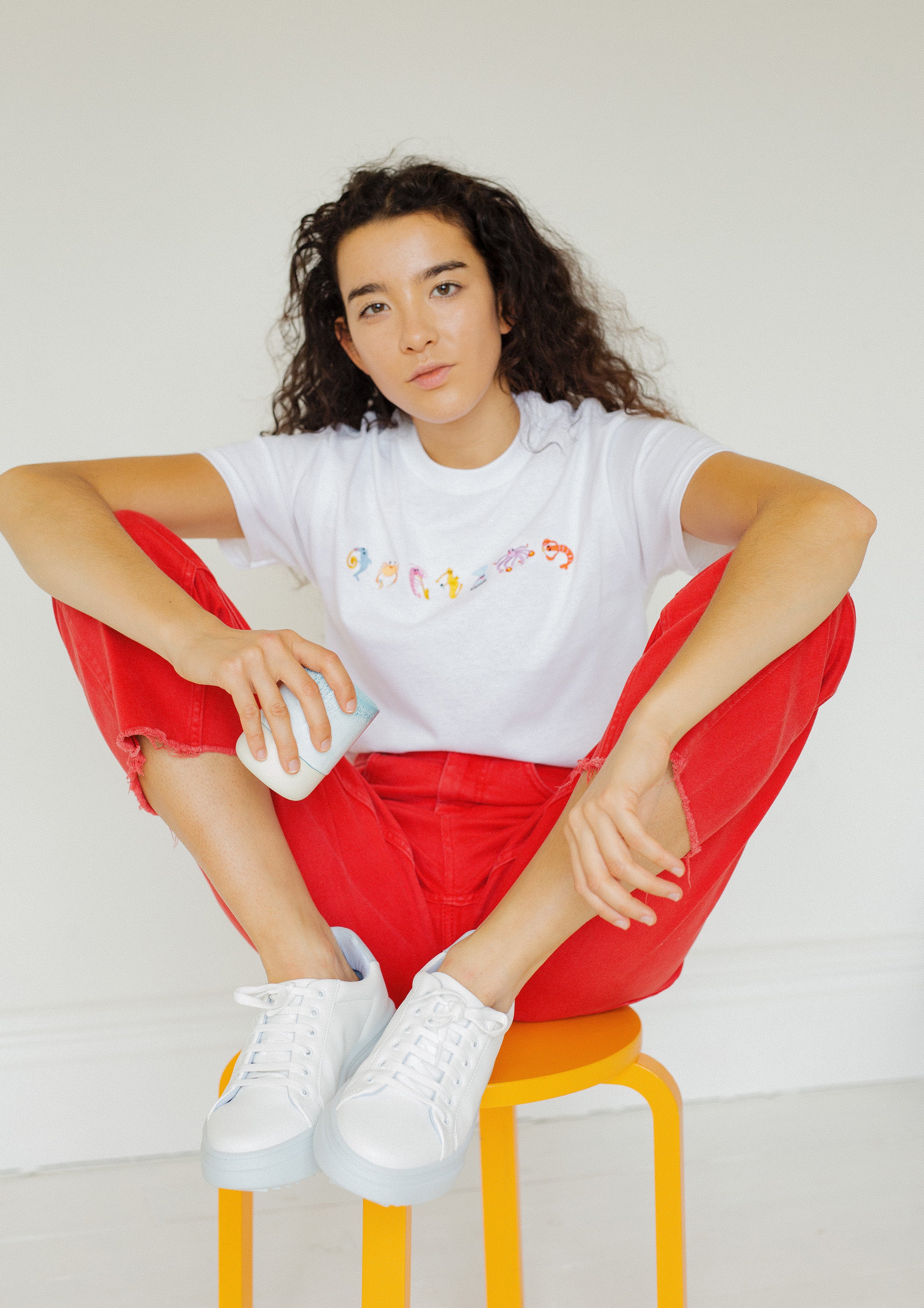 Seafood Medley Embroidered T-Shirt - Image 12