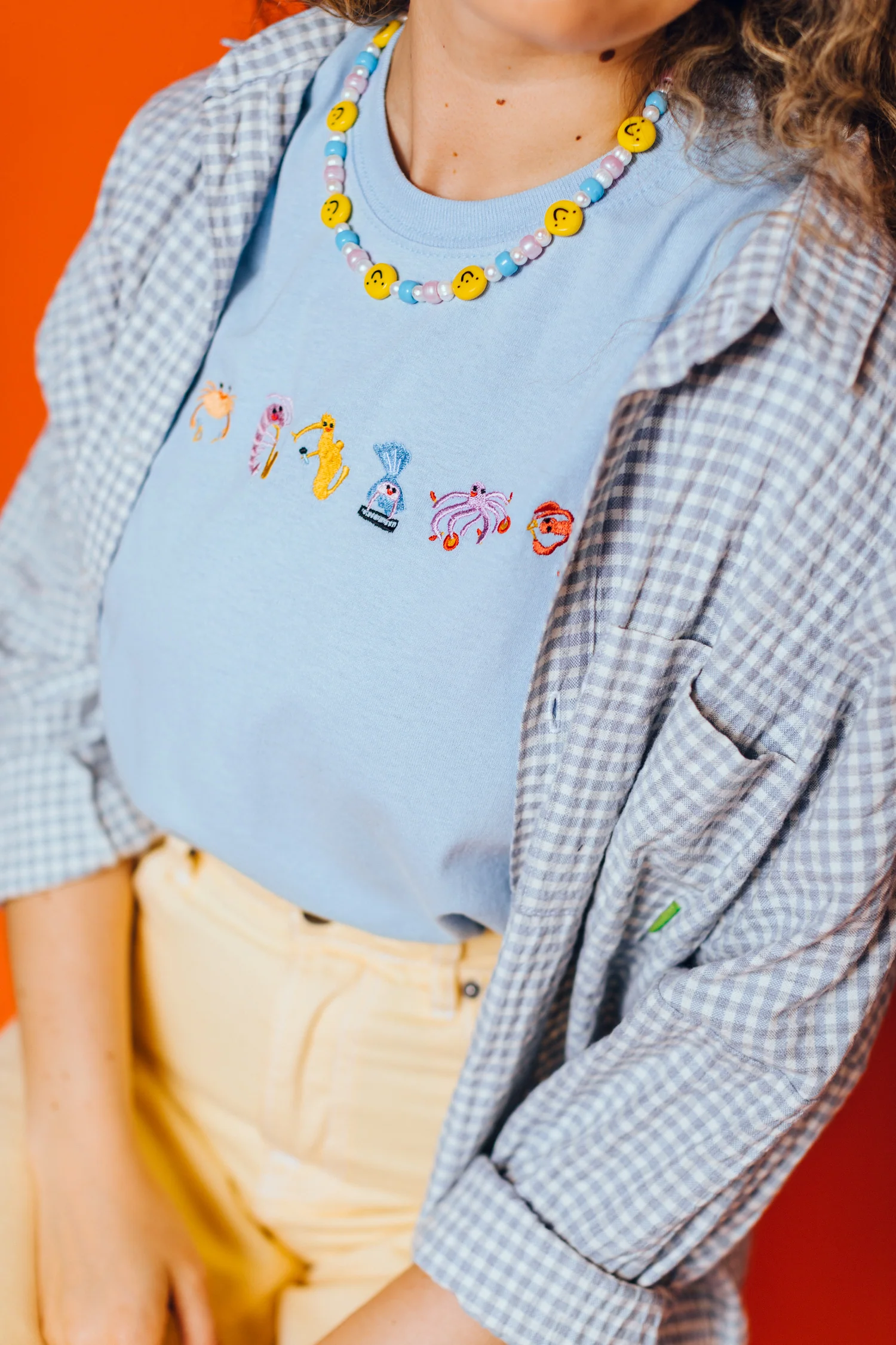 Seafood Medley Embroidered T-Shirt - Image 14