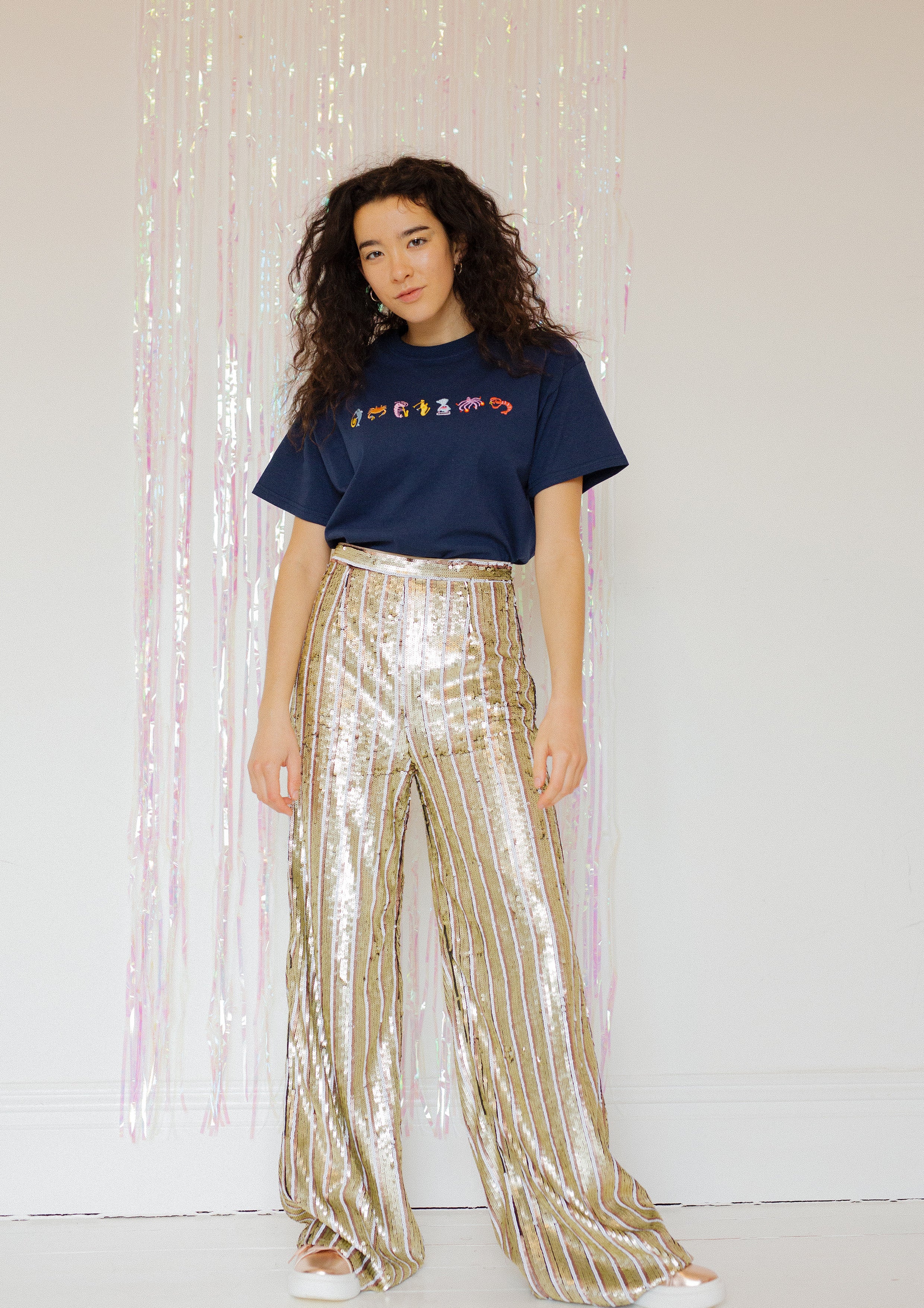 Seafood Medley Embroidered T-Shirt - Image 15